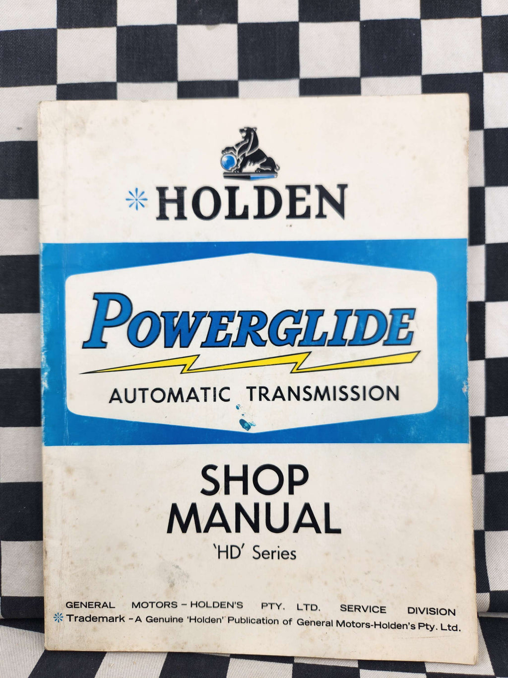 Genuine Holden HD Powerglide Automatic Transmission Workshop Manual