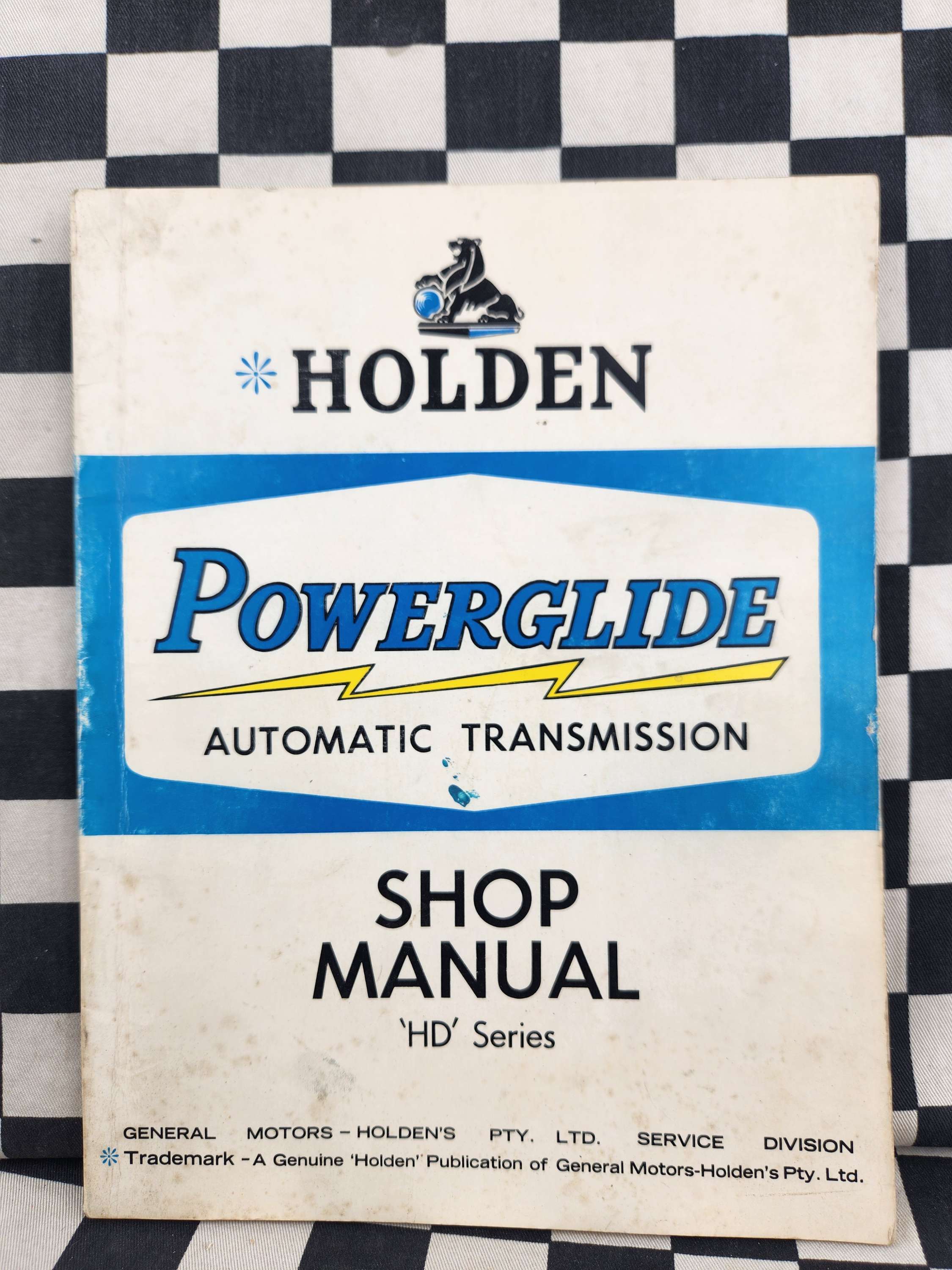 Genuine Holden HD Powerglide Automatic Transmission Workshop Manual