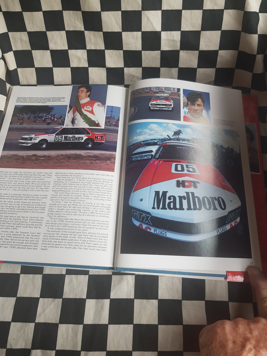The Peter Brock Story 1983 Book Torana HDT Commodore Bathurst