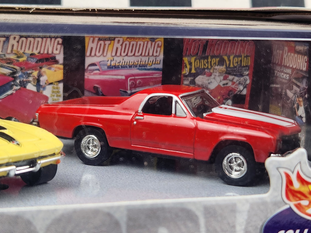 Hot Wheels Collectibles Popular Hot Rodding Box Set Camaro Corvette El Camino