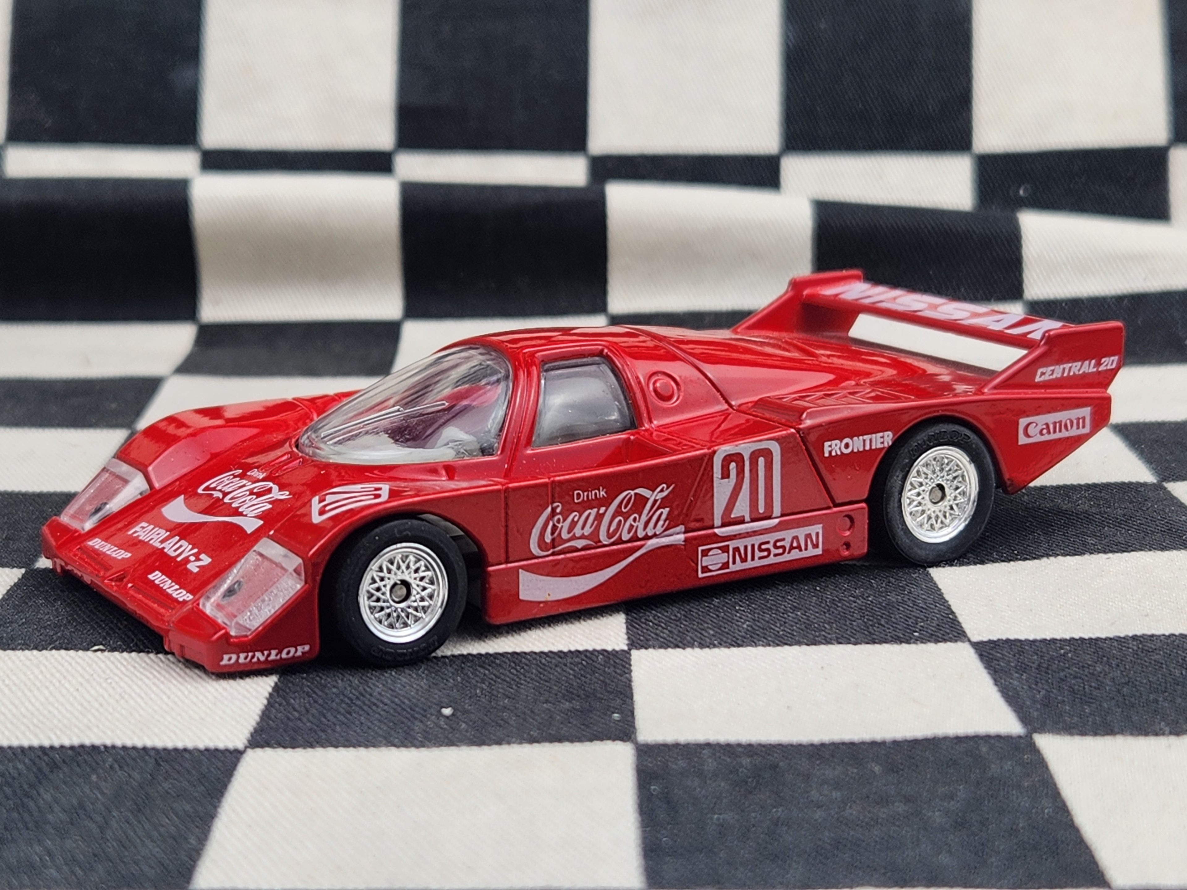 Vintage Loose Tomica Dandy 1/43 Coca Cola Nissan Skyline Farirlady Z Group C