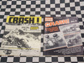 Crash Magazine issue 1 & 2 Motor Racing Crashes Caught on Film by Auto Action