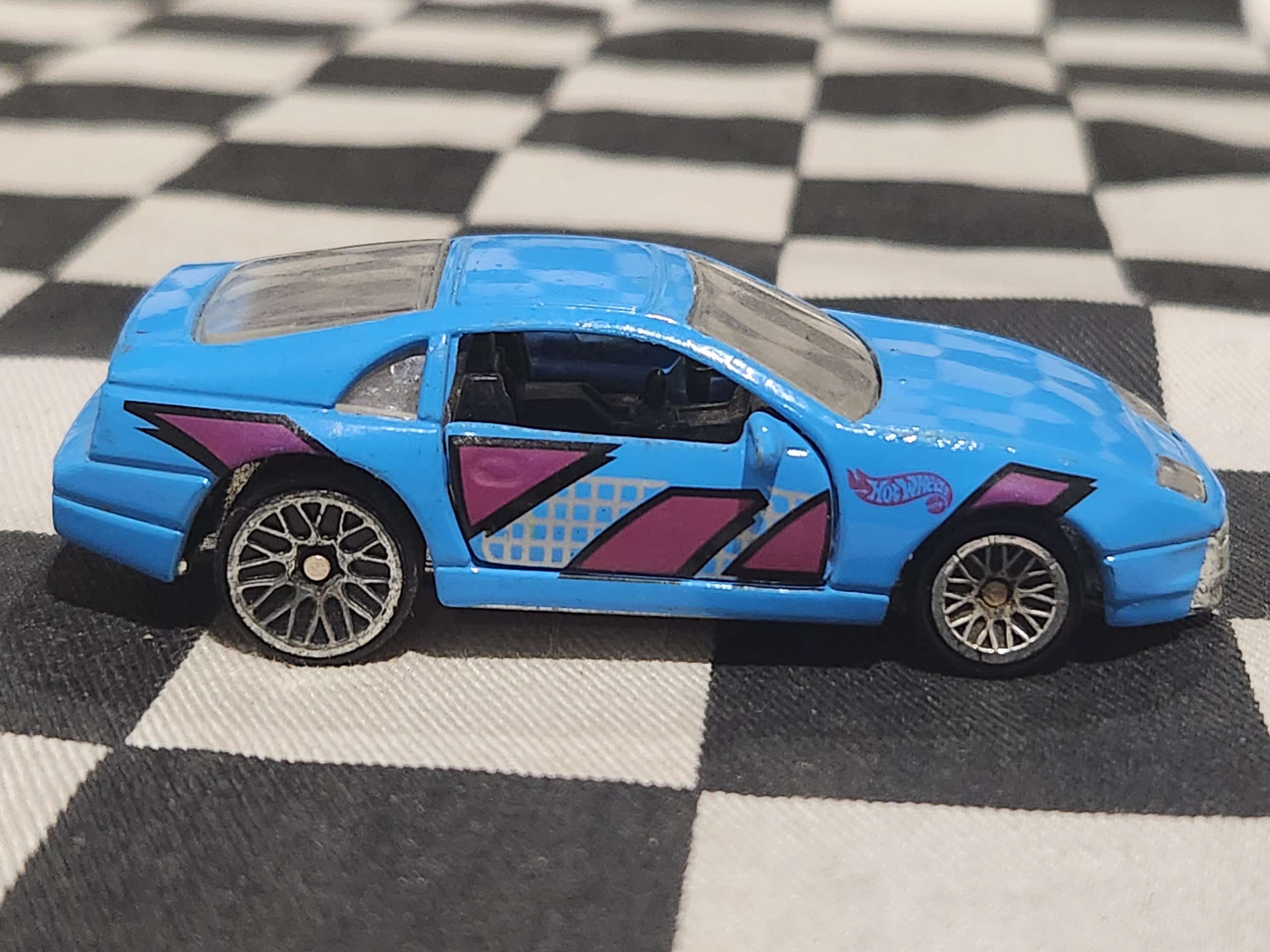Loose Hot Wheels Nissan 300ZX Turbo Blue