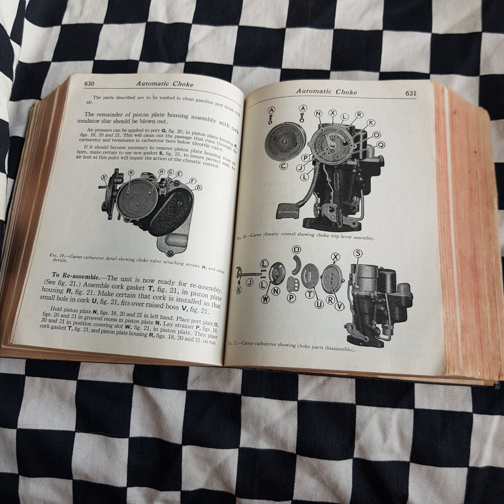 Antique Audells New Autombile Guide for Mechanics Operators & Servicemen