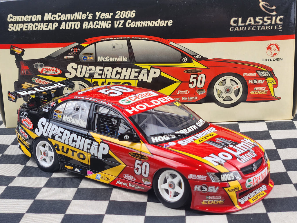 Classic Carlectables 1:18 2006 Supercheap Auto VZ Commodore Cameron McConville