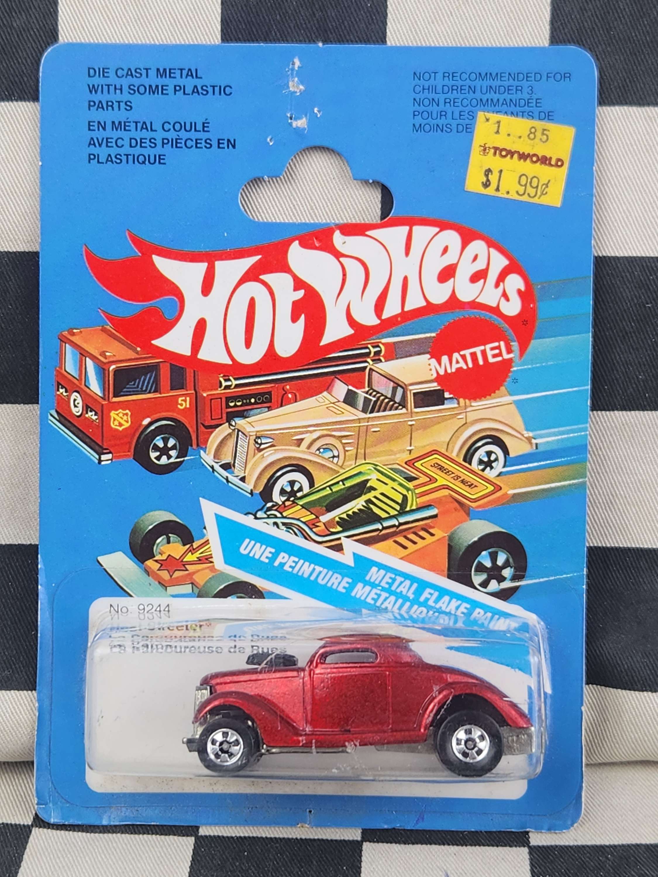 Hot Wheels Vintage 1983 Neet Streeter 36 Ford Blackwalls Red Metallic