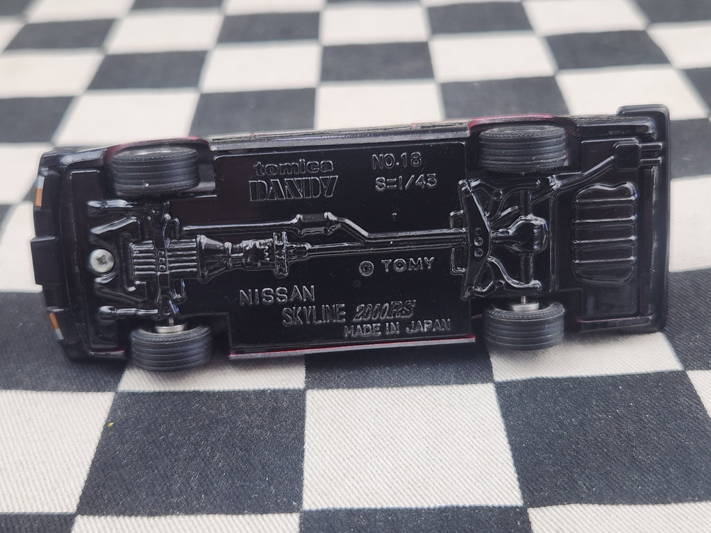 Loose 1:43 Tomica Dandy Nissan Skyline Turbo 2000RS
