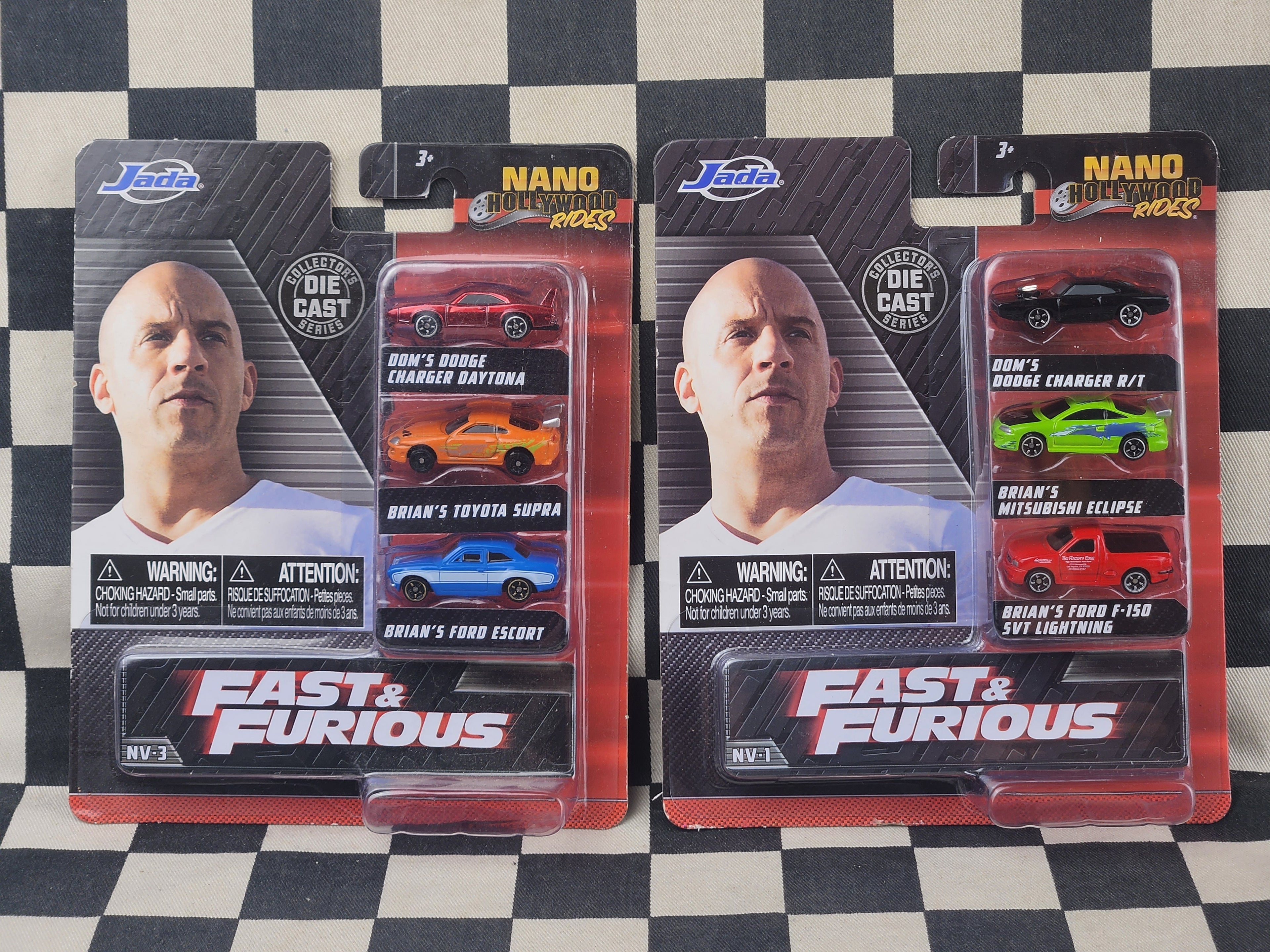 Jada Fast & Furious Nano Hollywood Rides Your Choice of
