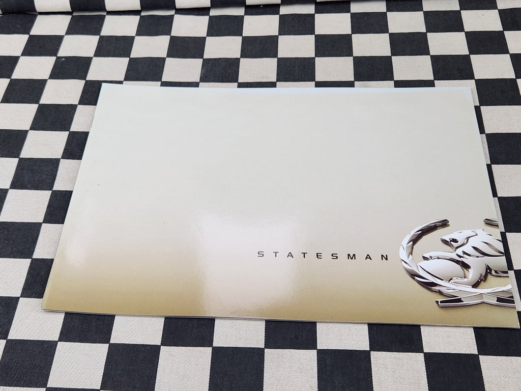 Holden Statesman W Series Sales Brochure