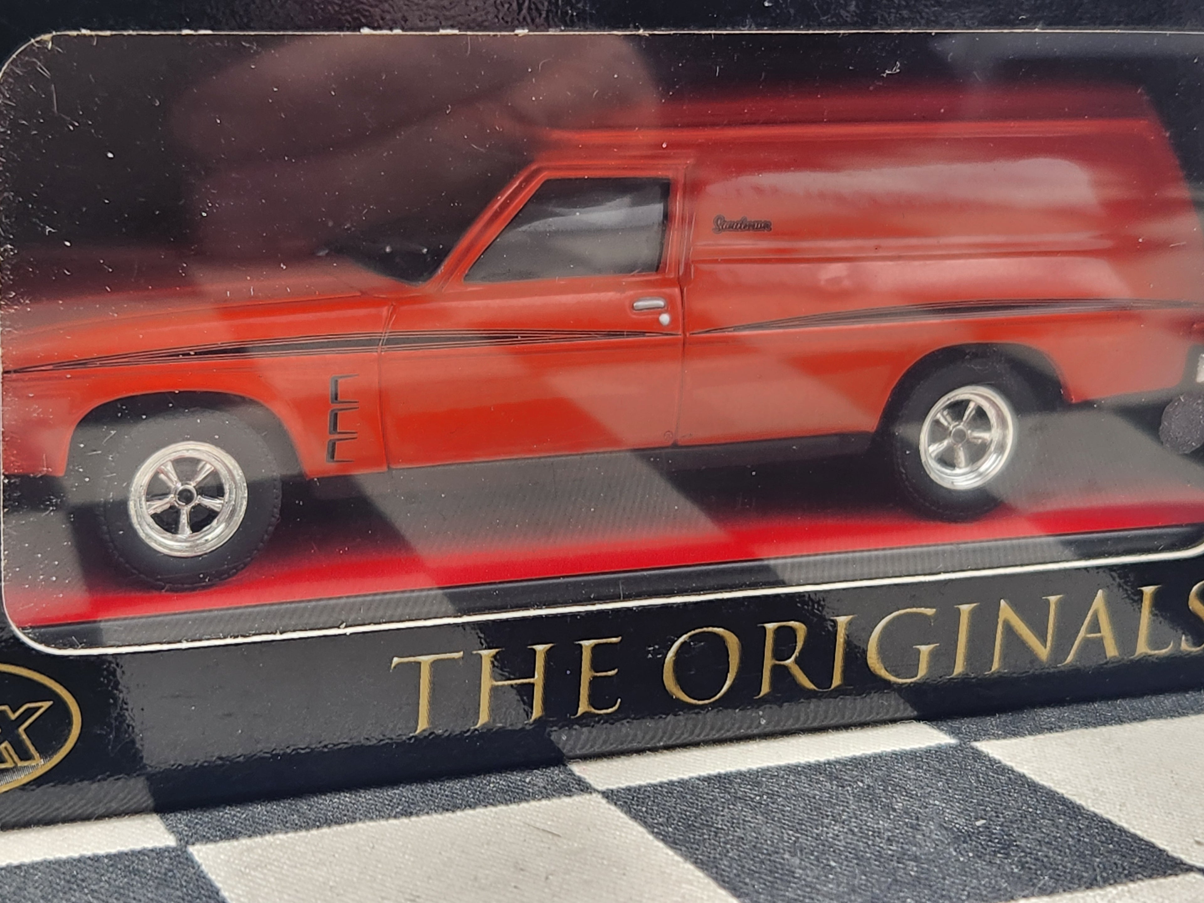 Trax 1/43 HJ Holden Sandman Panel Van Manderin Red TR49