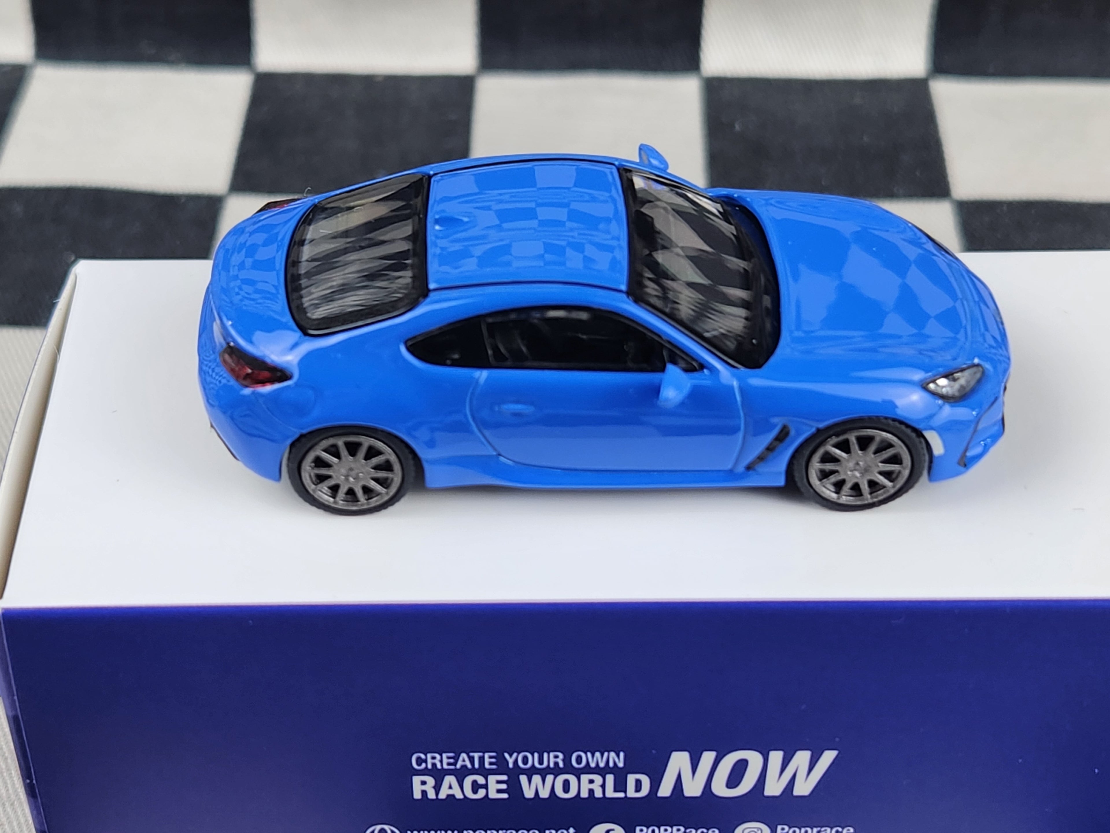 Pop Race 1:64 Subaru BRZ WR Blue