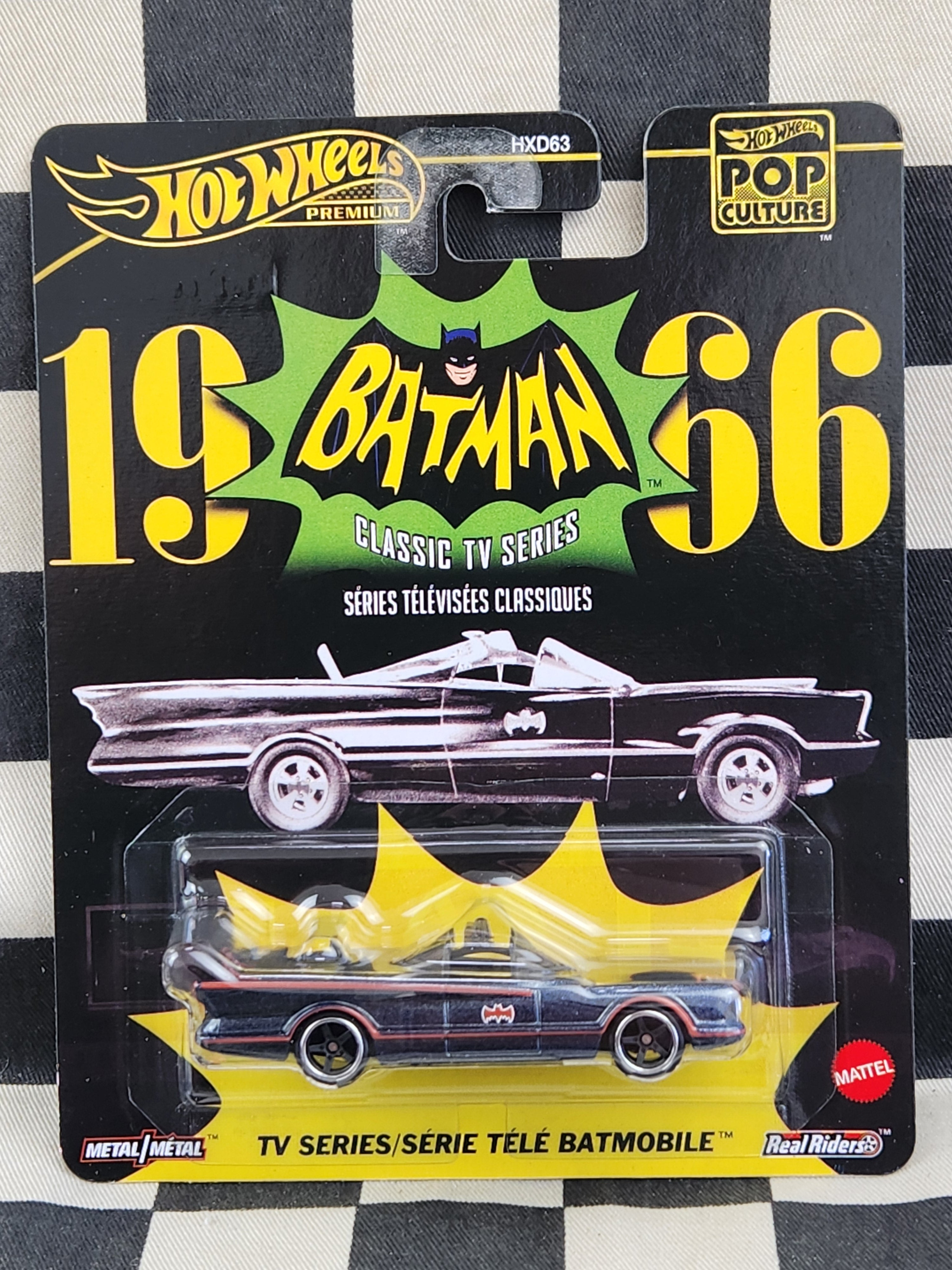 Hot Wheels Premium 1966 Batman TV Series Batmobile
