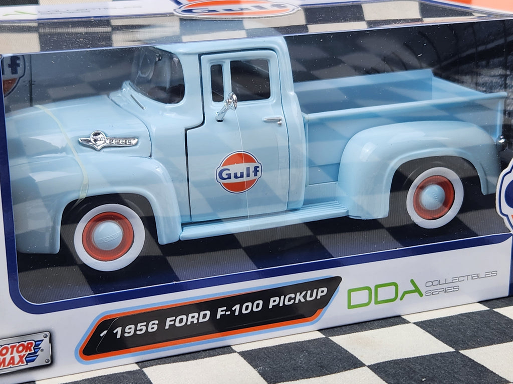 Motor Max 1:24 GULF 1956 Ford F100 Pickup Truck