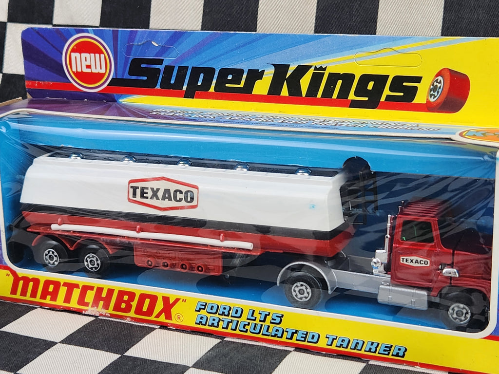 Vintage 1973 Matchbox Super Kings K16 TEXACO Ford LT5 Articulated Tanker Truck