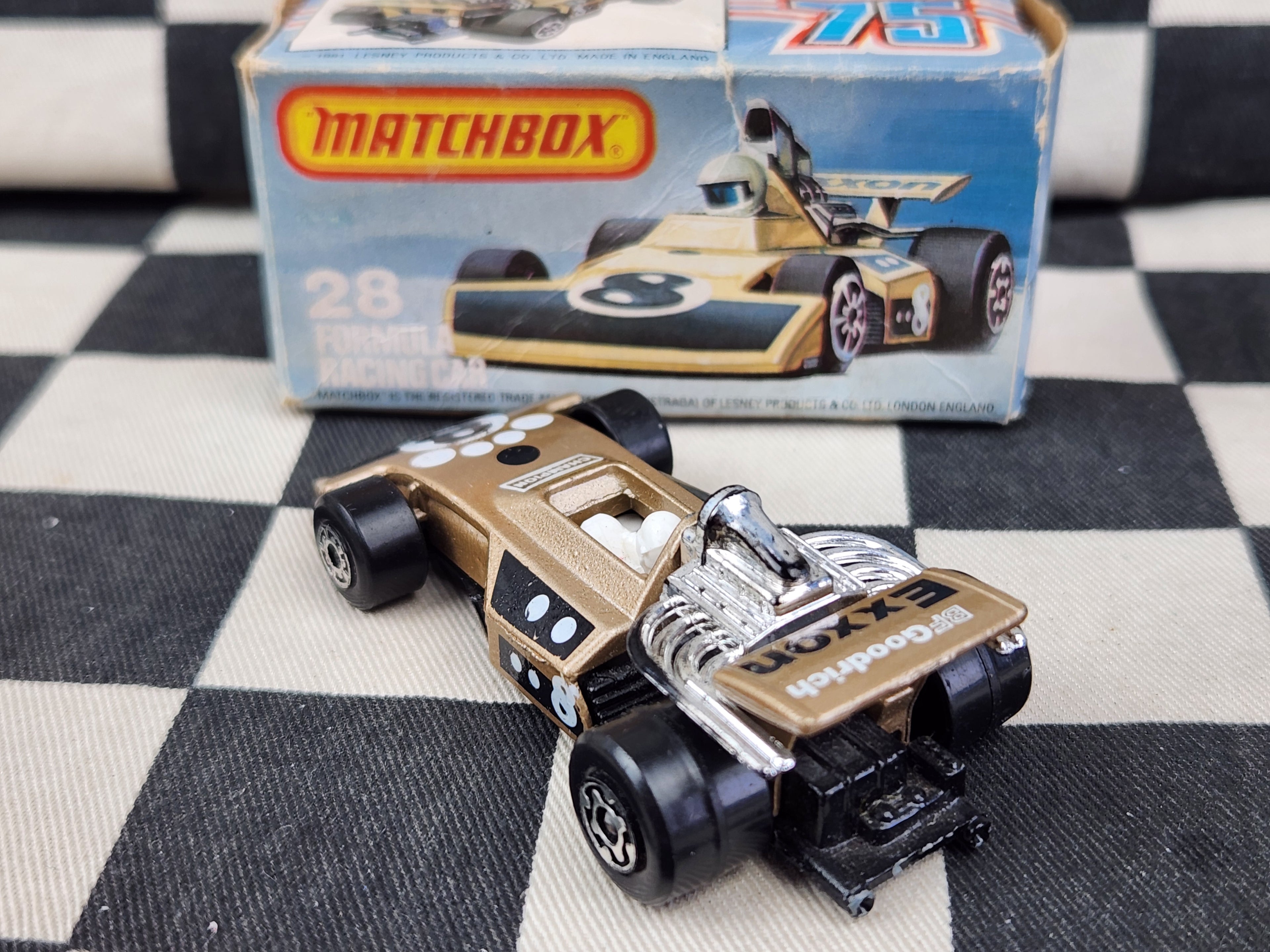 Vintage Boxed Matchbox Superfast Formula Racing Car