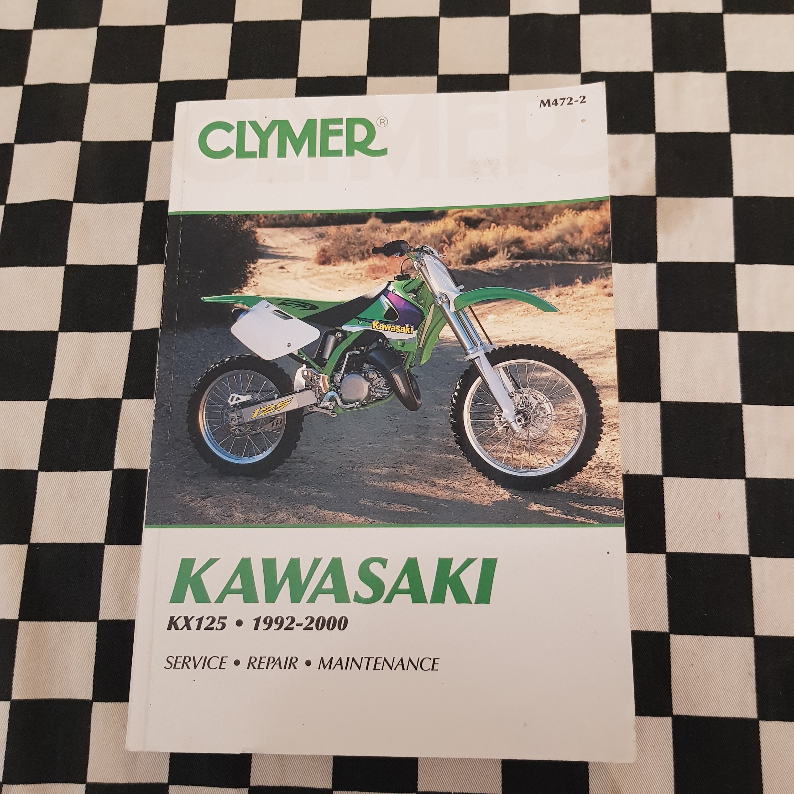 Clymer Kawasaki KX125 1992- 2000 Workshop Manual