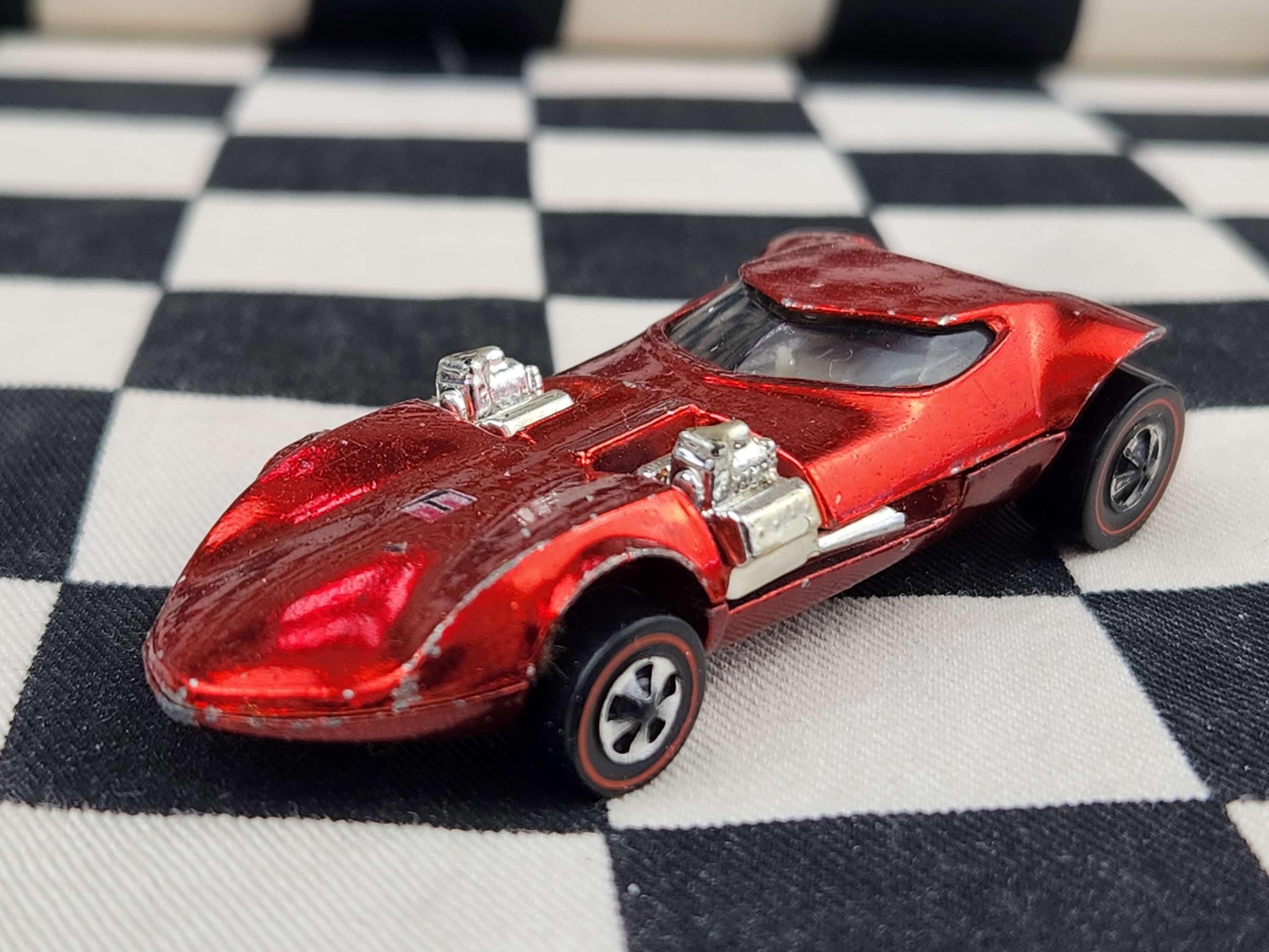 Vintage Loose Hot Wheels REDLINE Twin Mill Red