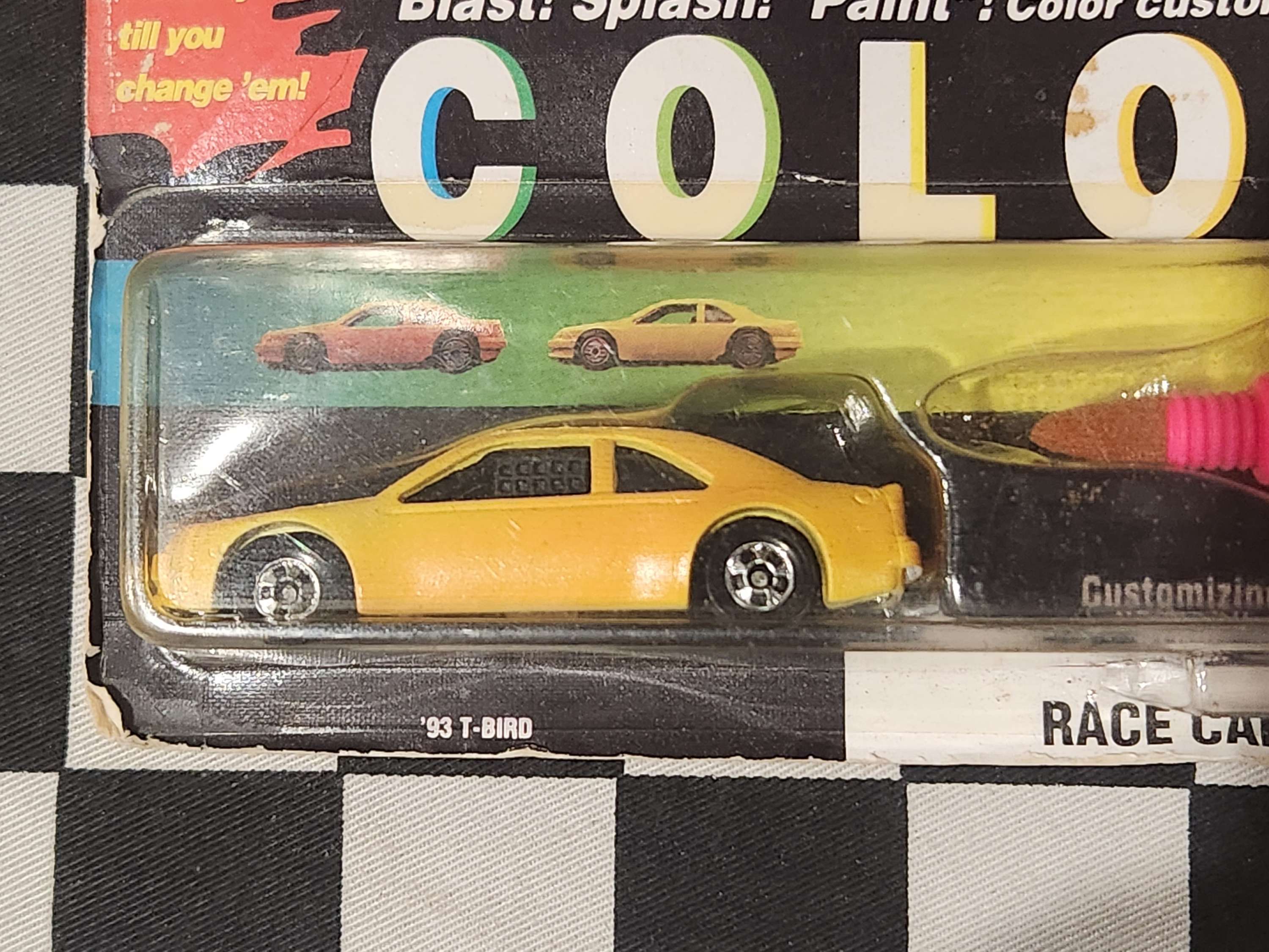 Hot Wheels 1993 Colour FX Race Cars Twin Pack 93 TBird /Funnycar