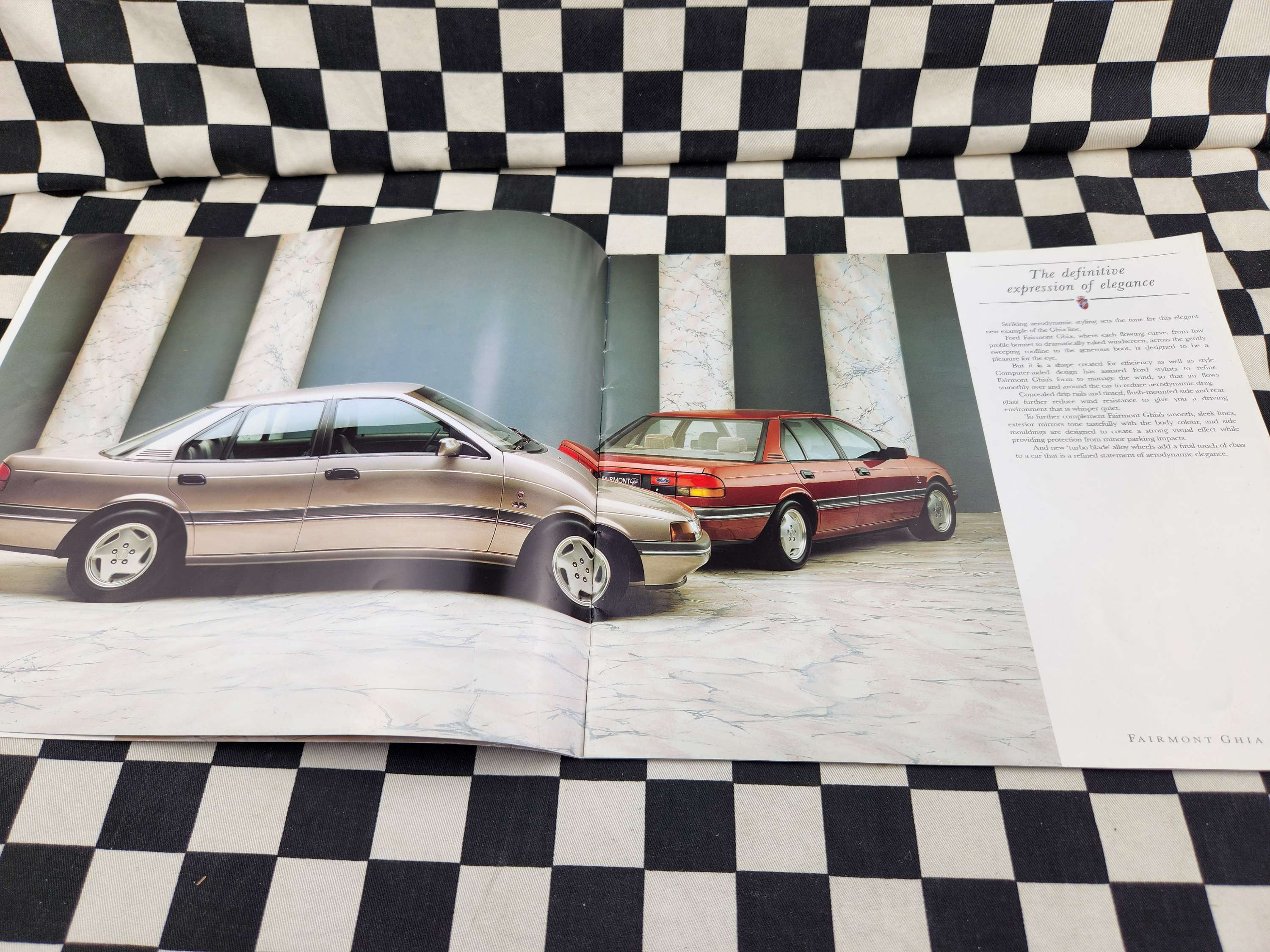 Ford EA Fairmont Ghia Sedan & Wagon Full Sales Brochure