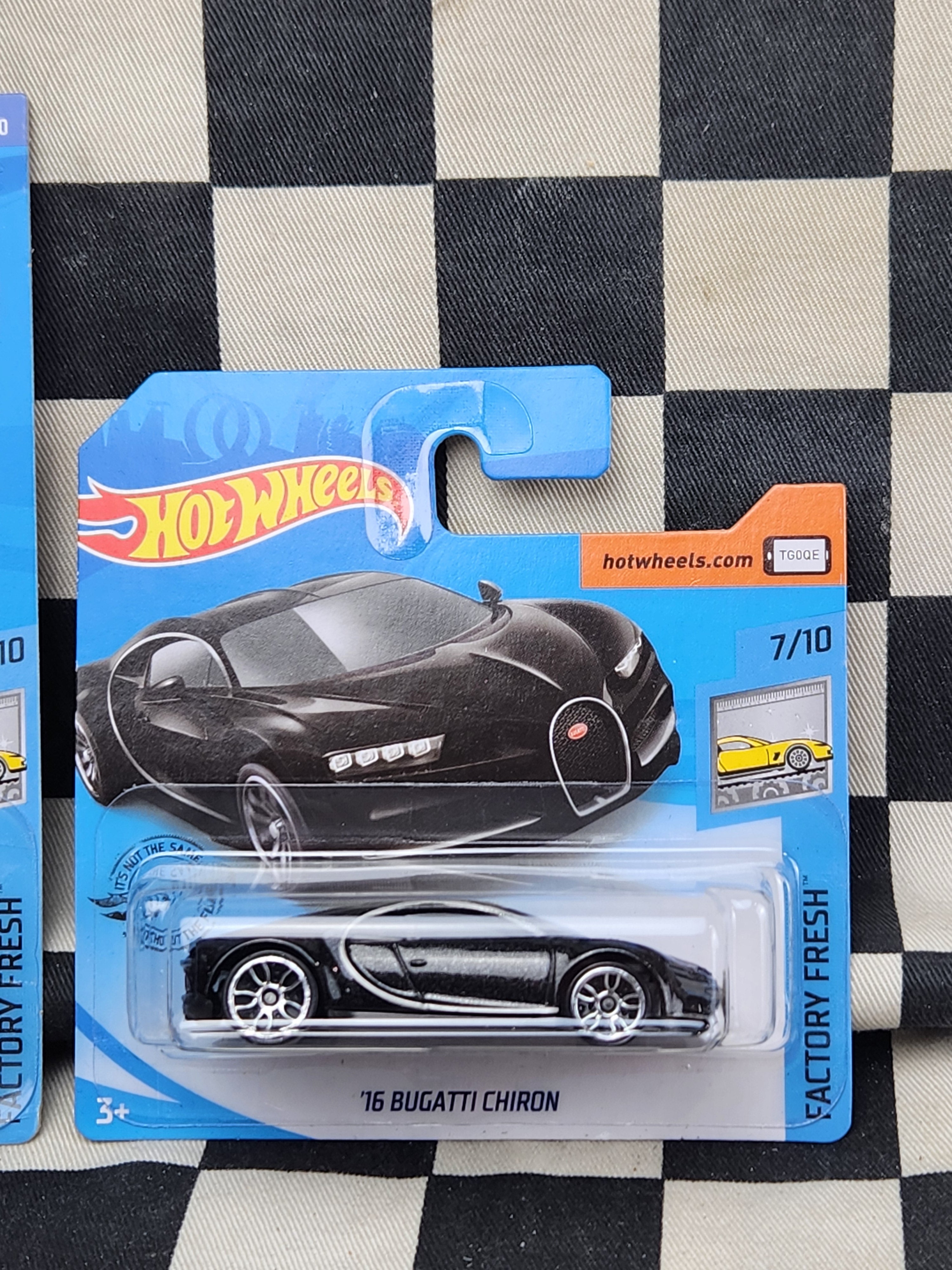 Hot Wheels 2020 Factory Fresh 16 Bugatti Chiron Black Your Choice of