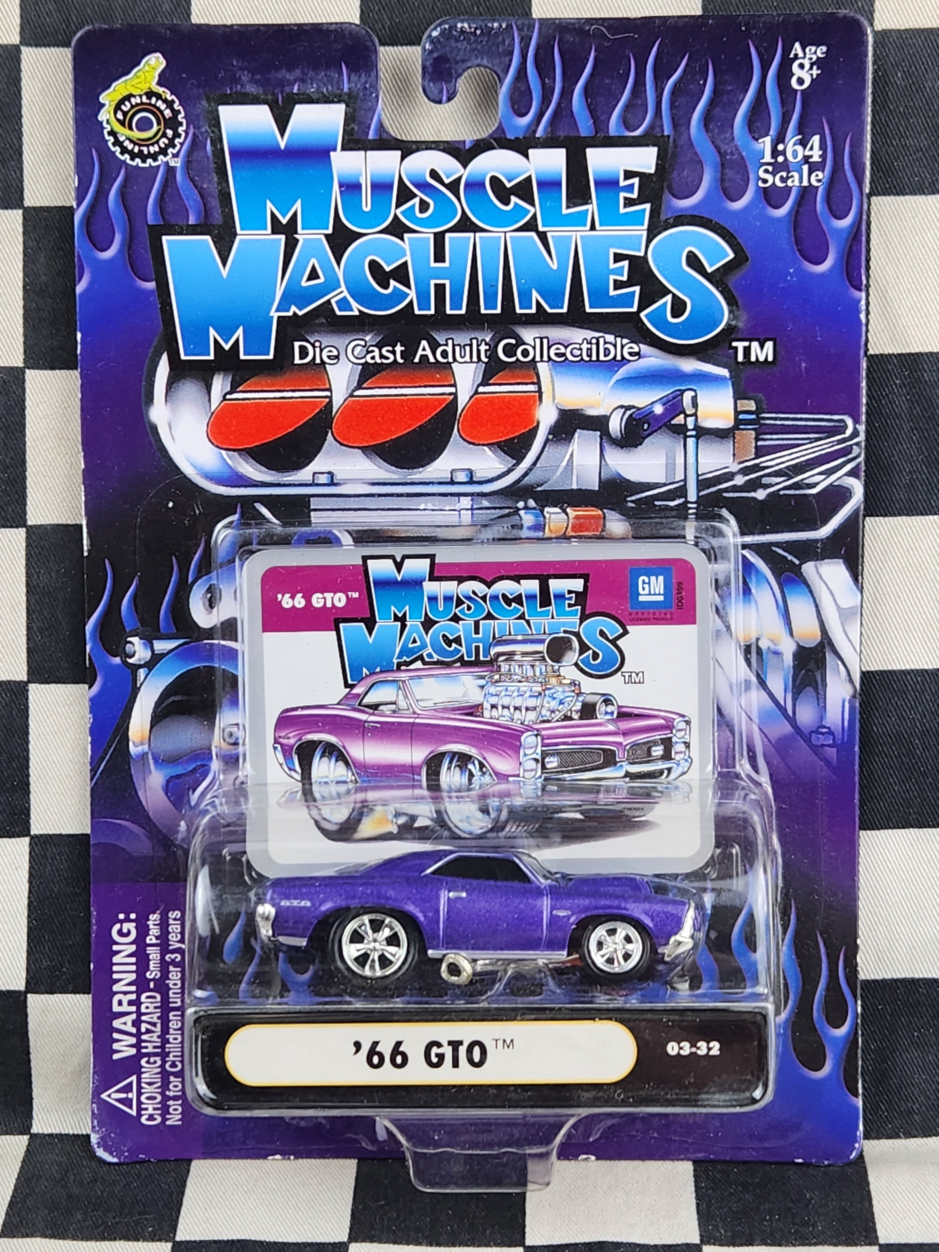 Muscle Machines 66 Pontiac GTO Purple