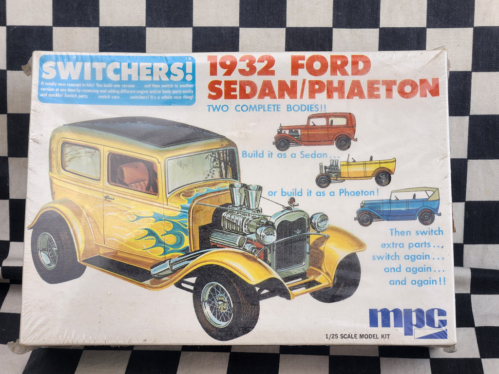 Rare Original SEALED! MPC 1932 Ford Sedan/ Phaeton Switchers Model Kit