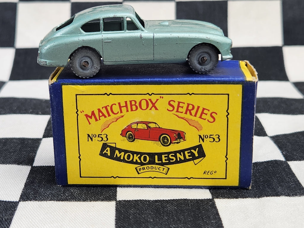 Matchbox Lesney Moko No53 Aston Martin in Original Box