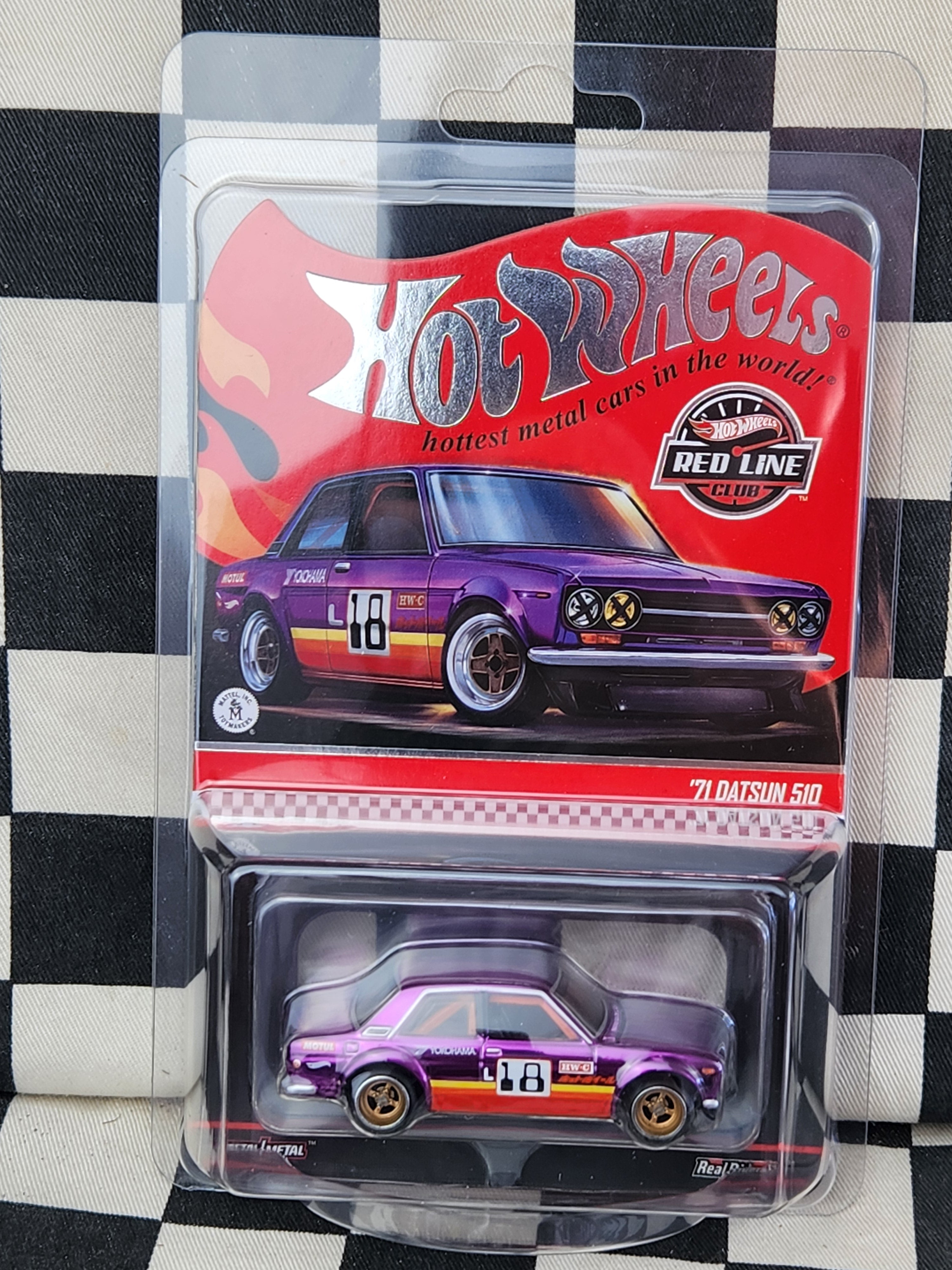 Hot Wheels RLC Redline Club 71 Datsun 510