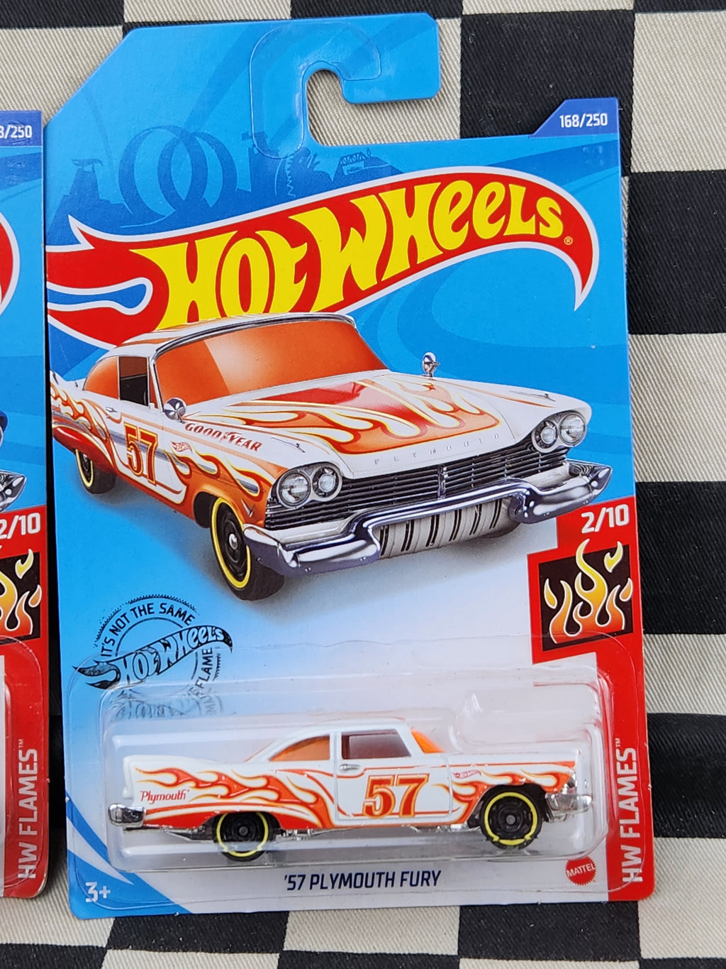 Hot Wheels 2019 Flames 57 Plymouth Fury Your Choice of