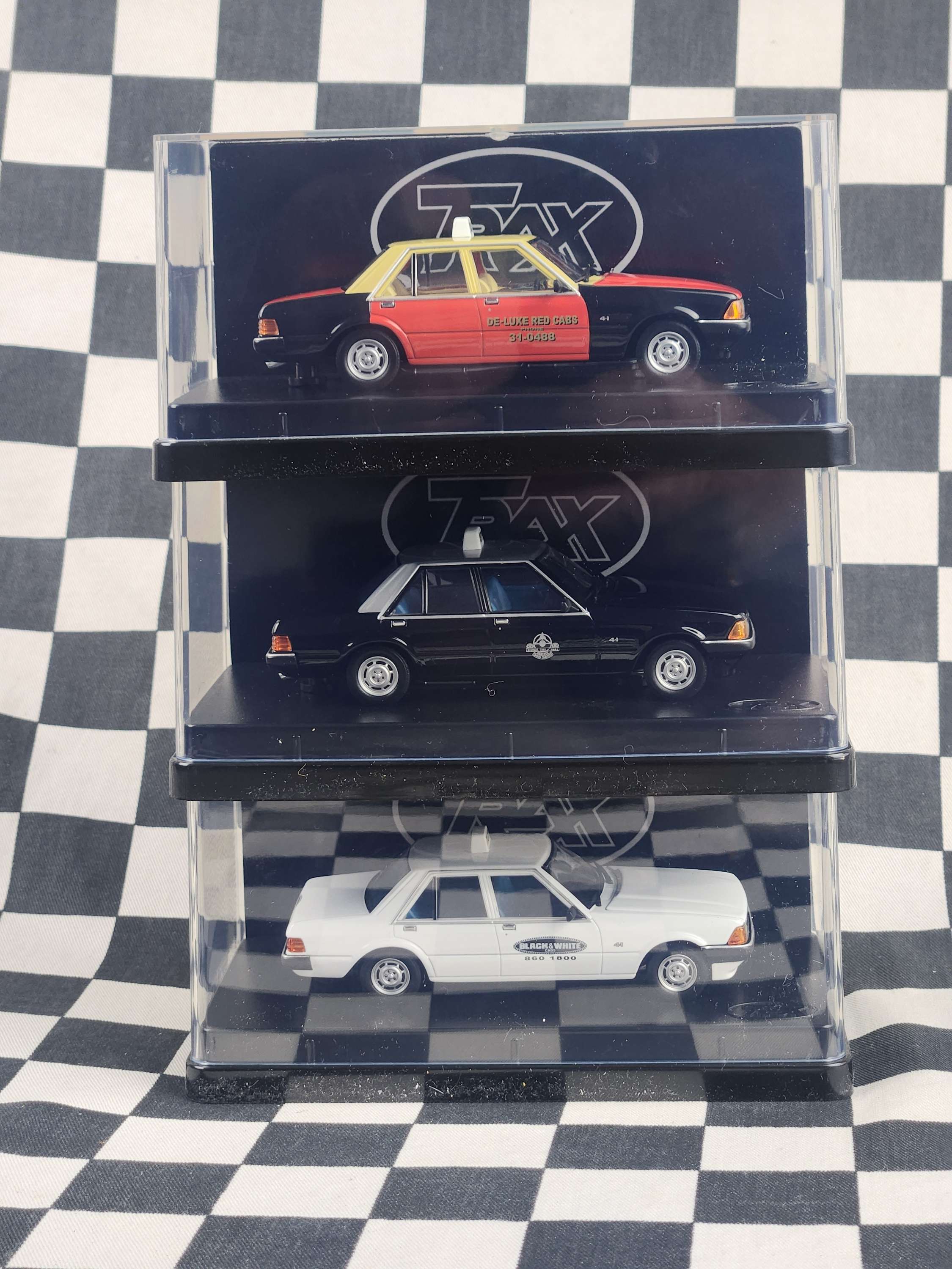 Trax 1/43 Ford XD Falcon Taxi Your Choice of 3