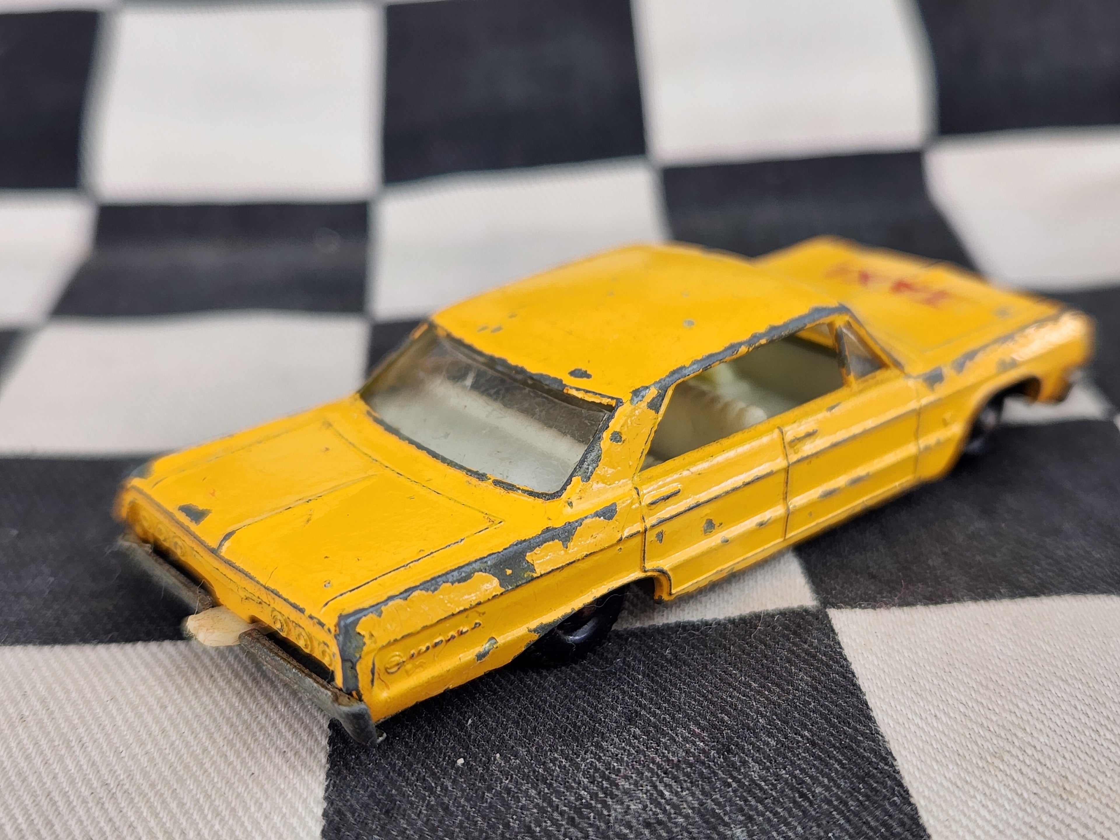 Vintage Loose Matchbox Lesney Chevrolet Impala Taxi