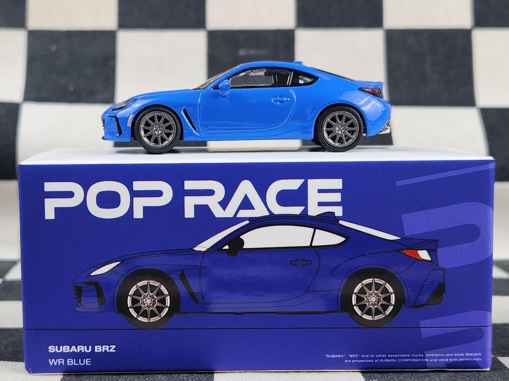 Pop Race 1:64 Subaru BRZ WR Blue