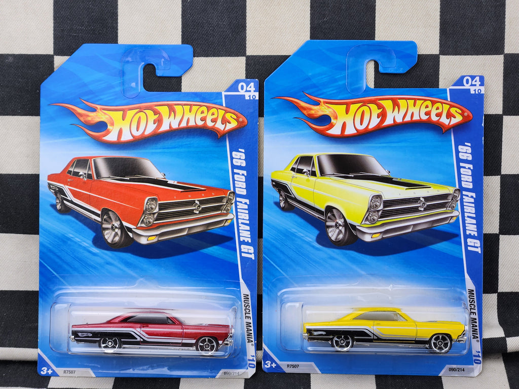 Hot Wheels 2010 Muscle Mania 66 Ford Fairlane GT Your Choice of