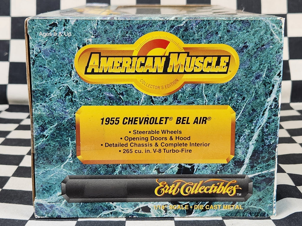 ERTL American Muscle 1:18 1955 Chevrolet Bel Air Red/White
