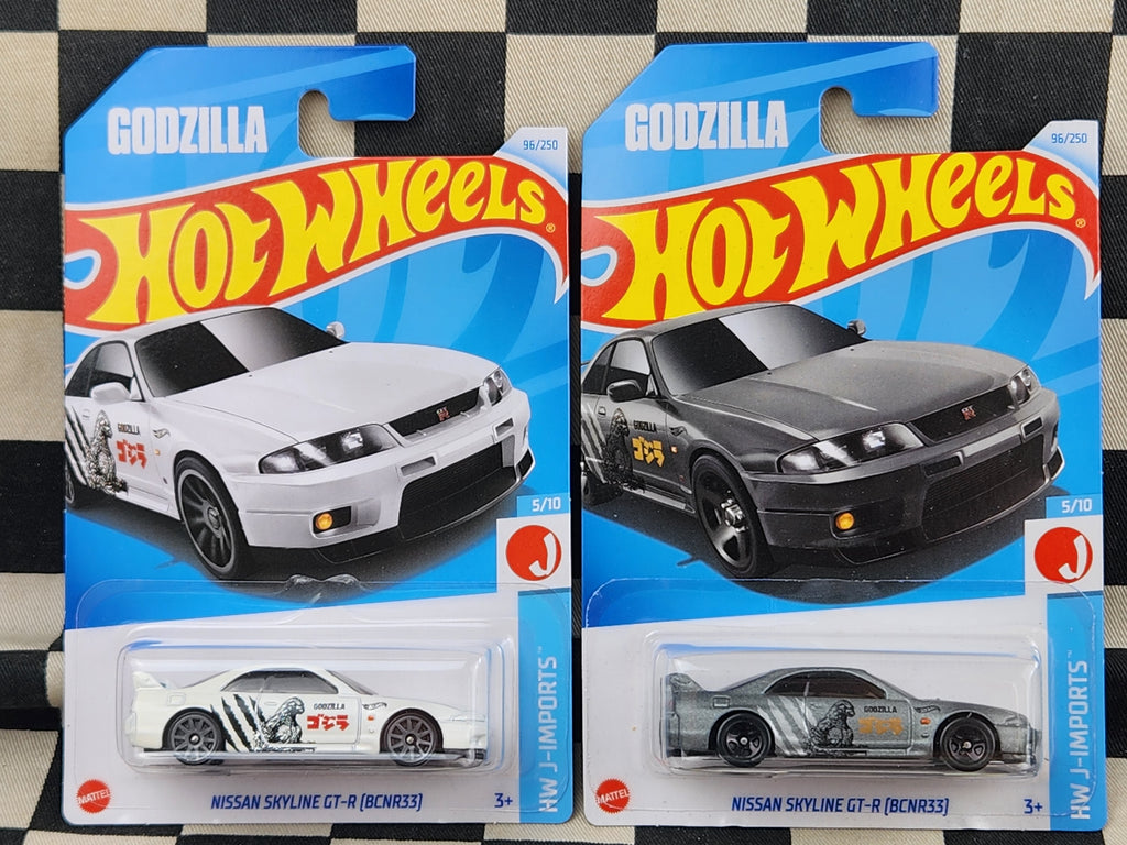 Hot Wheels 2024 J Imports GODZILLA Nissan Skyline GT-R R33 Your Choice of