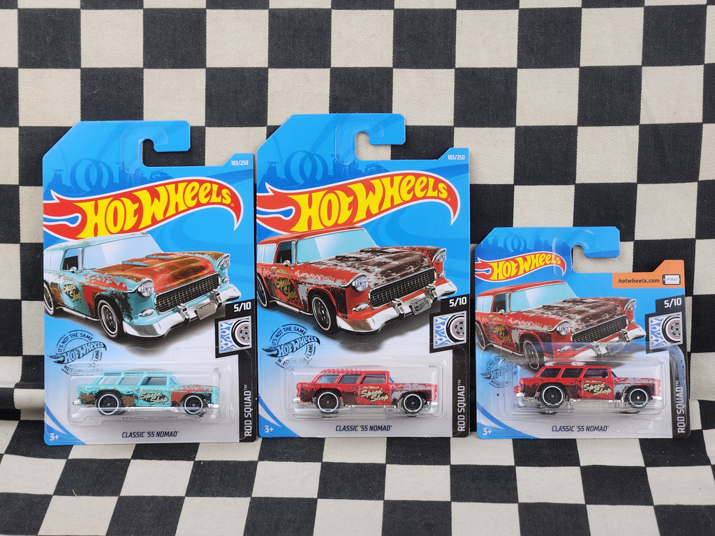 Hot Wheels 2019 Rod Squad Classic 55 Nomad Your Choice of