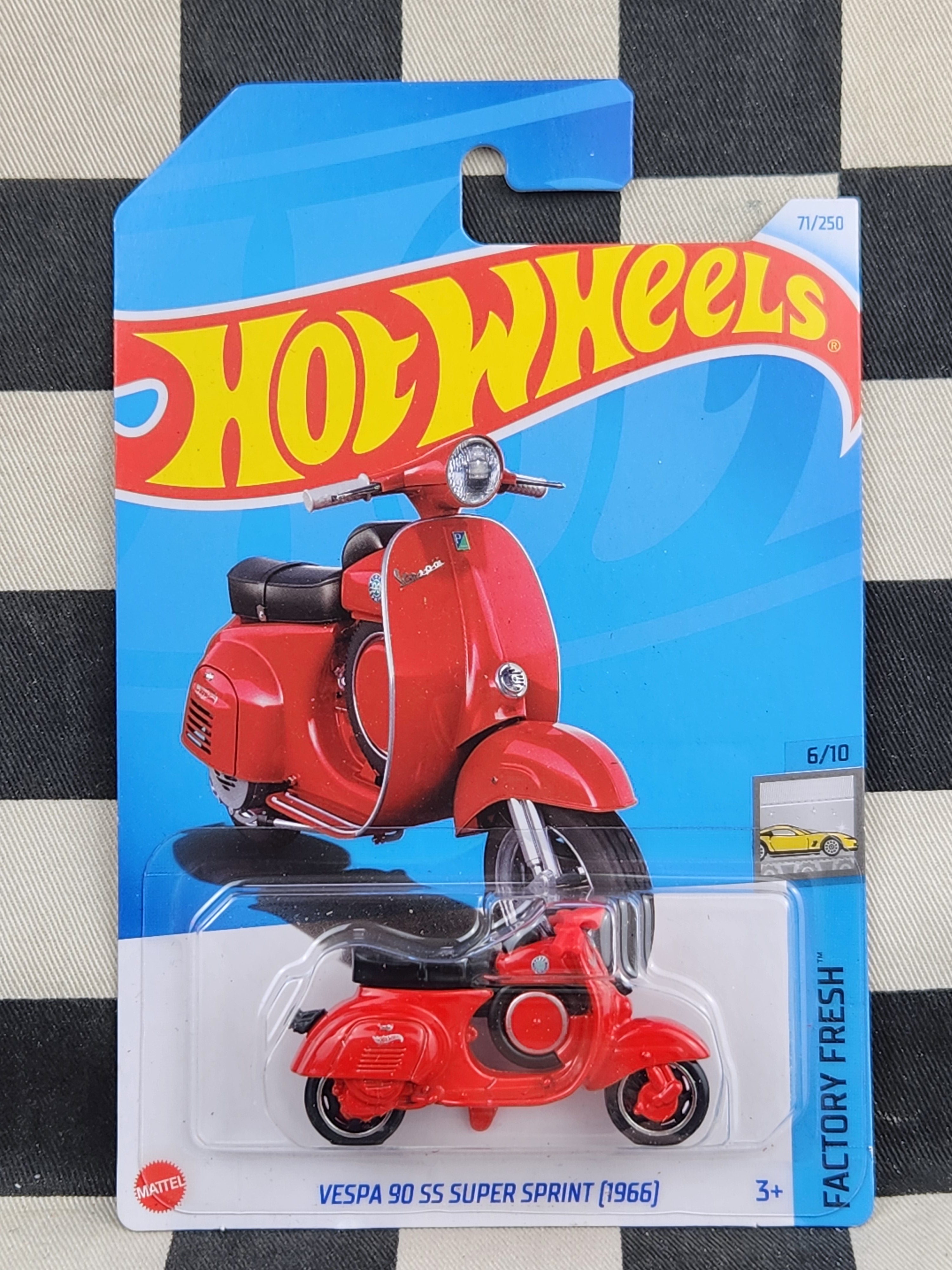 Hot Wheels 2024 Factory Fresh Vespa 90 Super Sprint 1966 Red