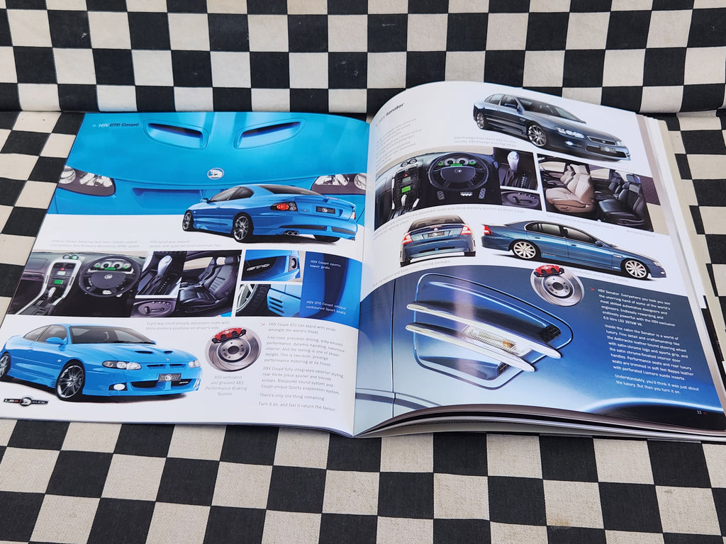 HSV Holden Commodore VE 2005 FULL RANGE 36 Page Sales Brochure