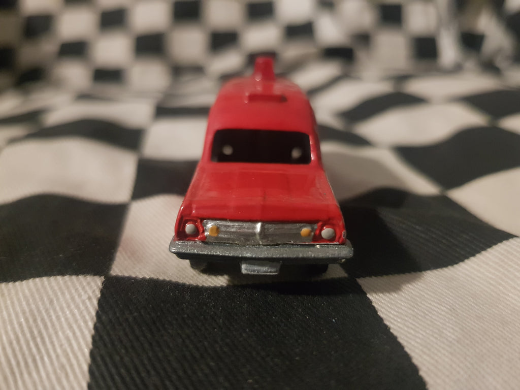 Vintage Loose Fun Ho Holden HR Panel Van Fire Chief Repainted