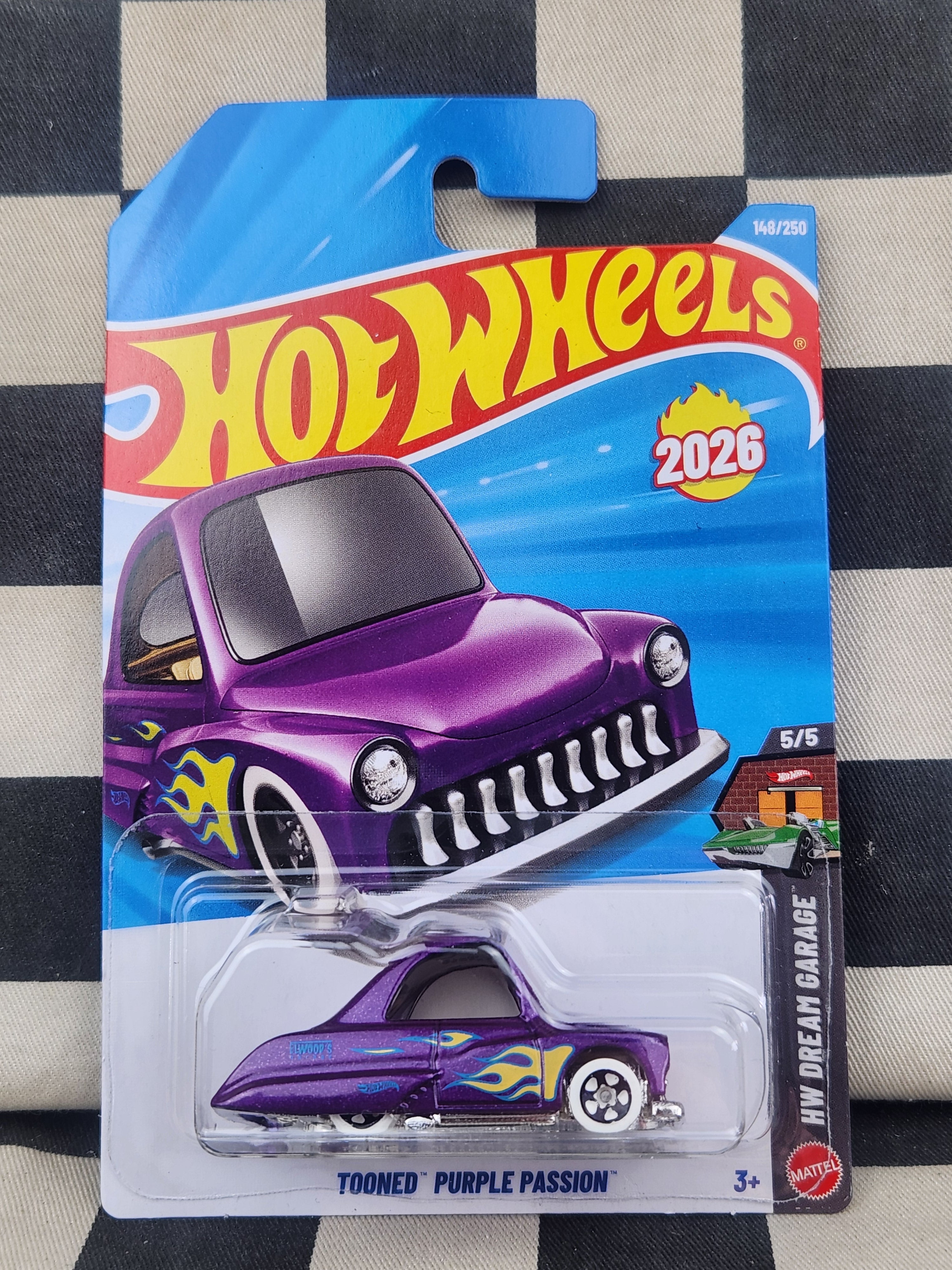 Hot Wheels 2026 Dream Garage Tooned Purple Passion Lead Sled Kustom