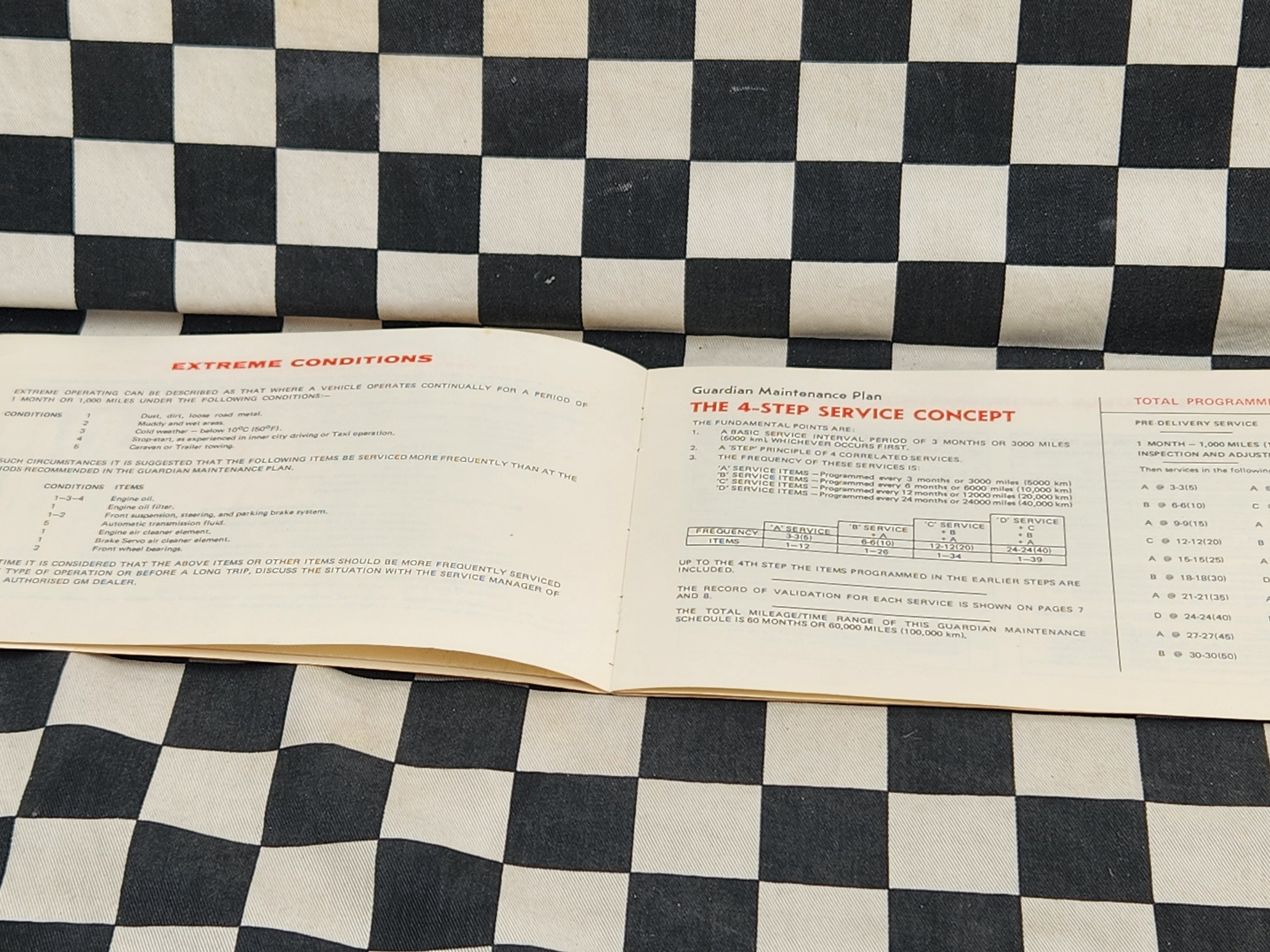 Original Holden HQ Series Maintenance Owner Guide