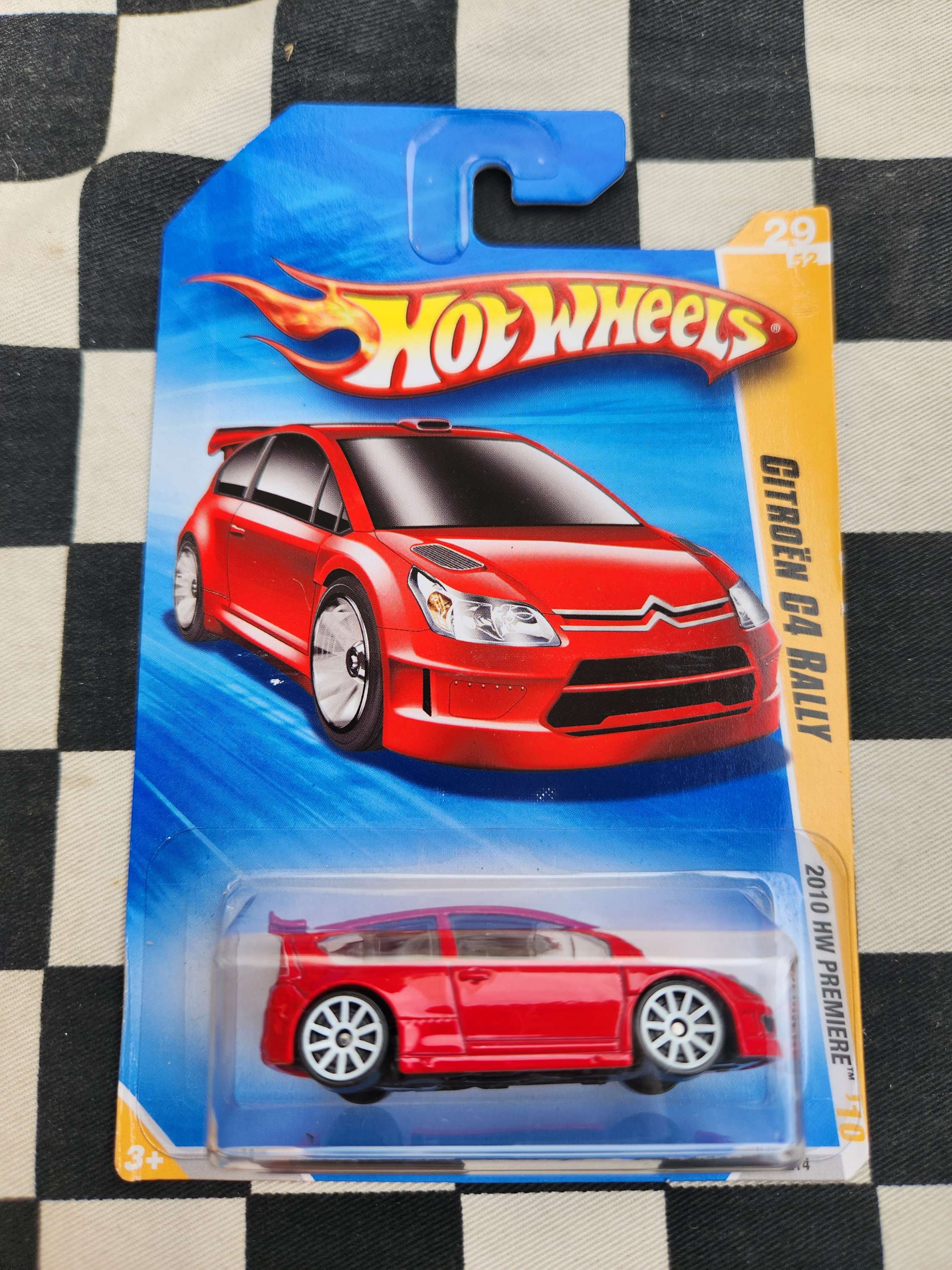 Hot Wheels 2010 First Edition Citroen C4 Rally Red