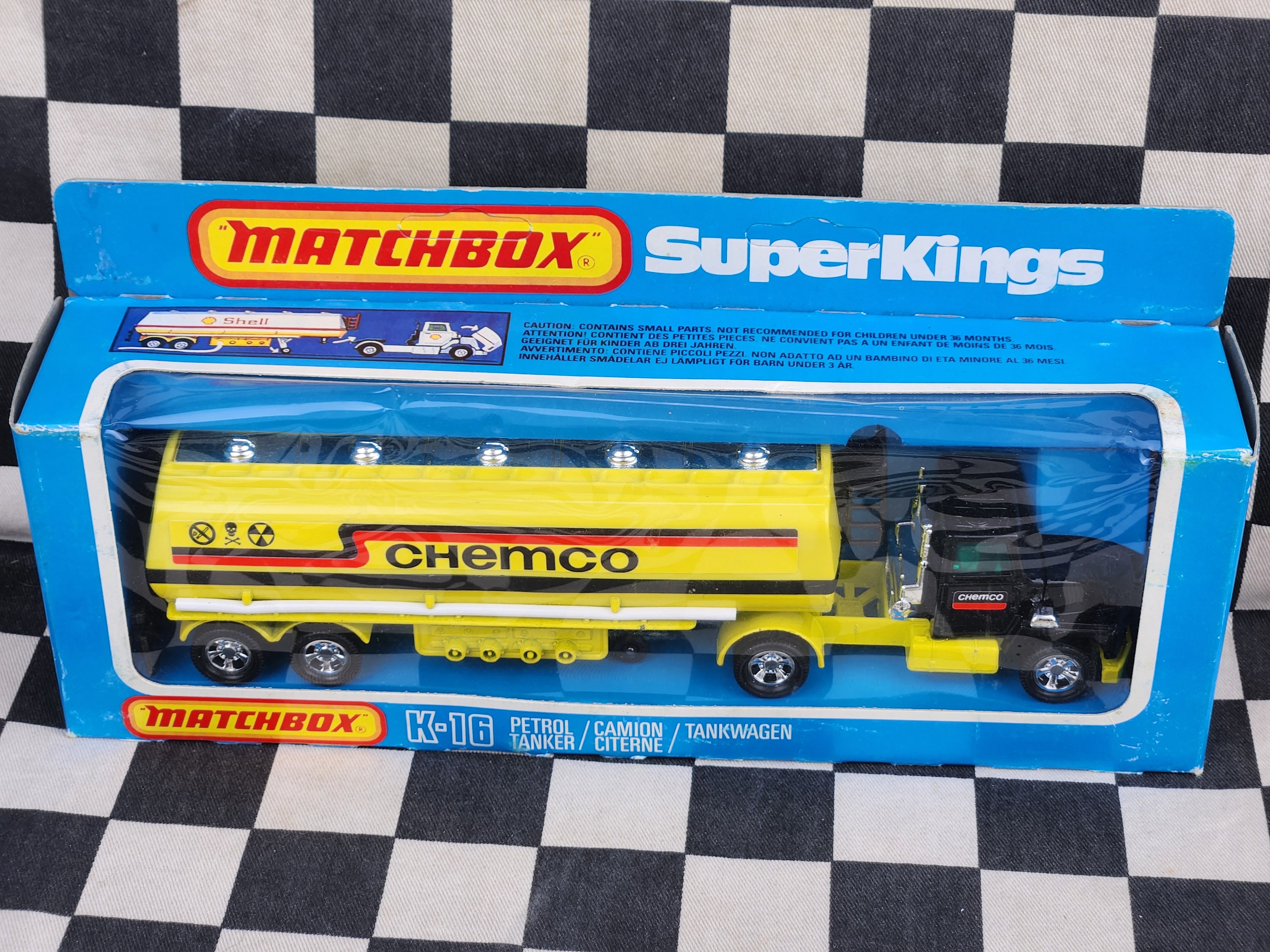 Vintage 1981 Matchbox Super Kings K16 CHEMCO Ford LT5 Articulated Tanker Truck