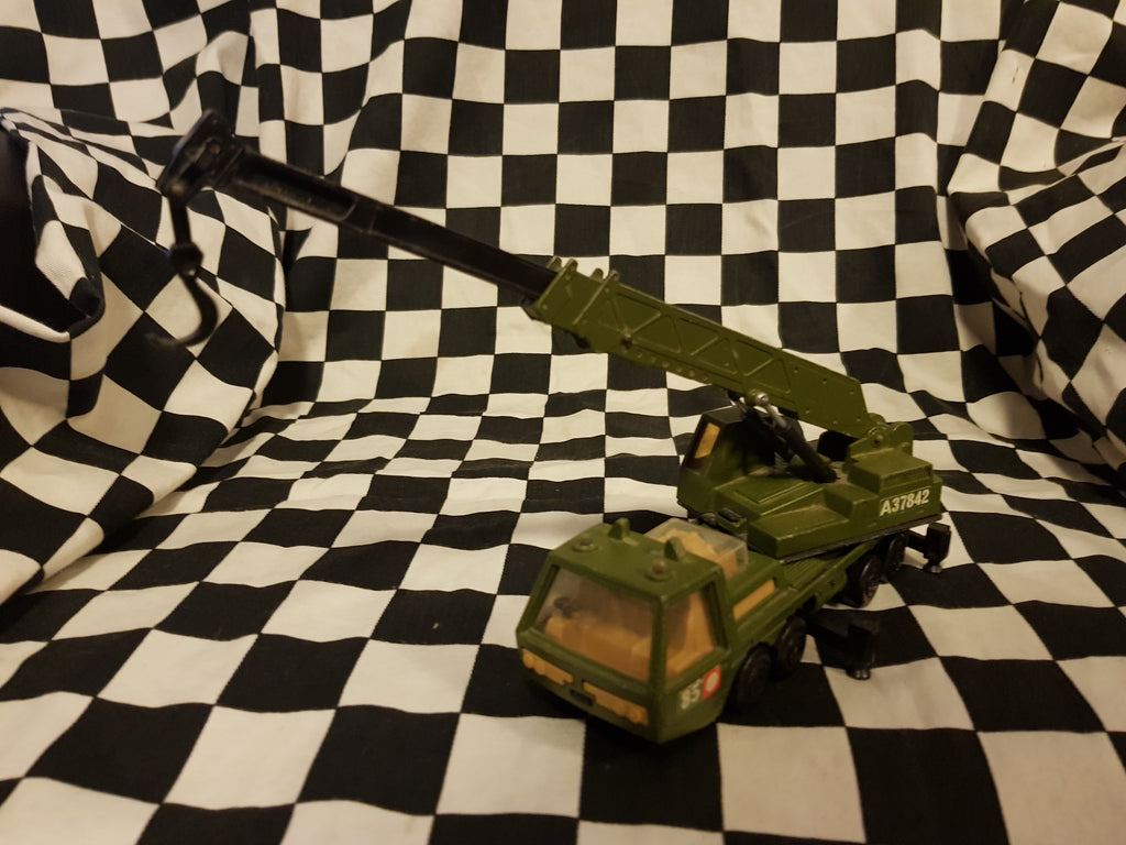 Vintage Matchbox Super Kings Hercules Mobile Army Crane