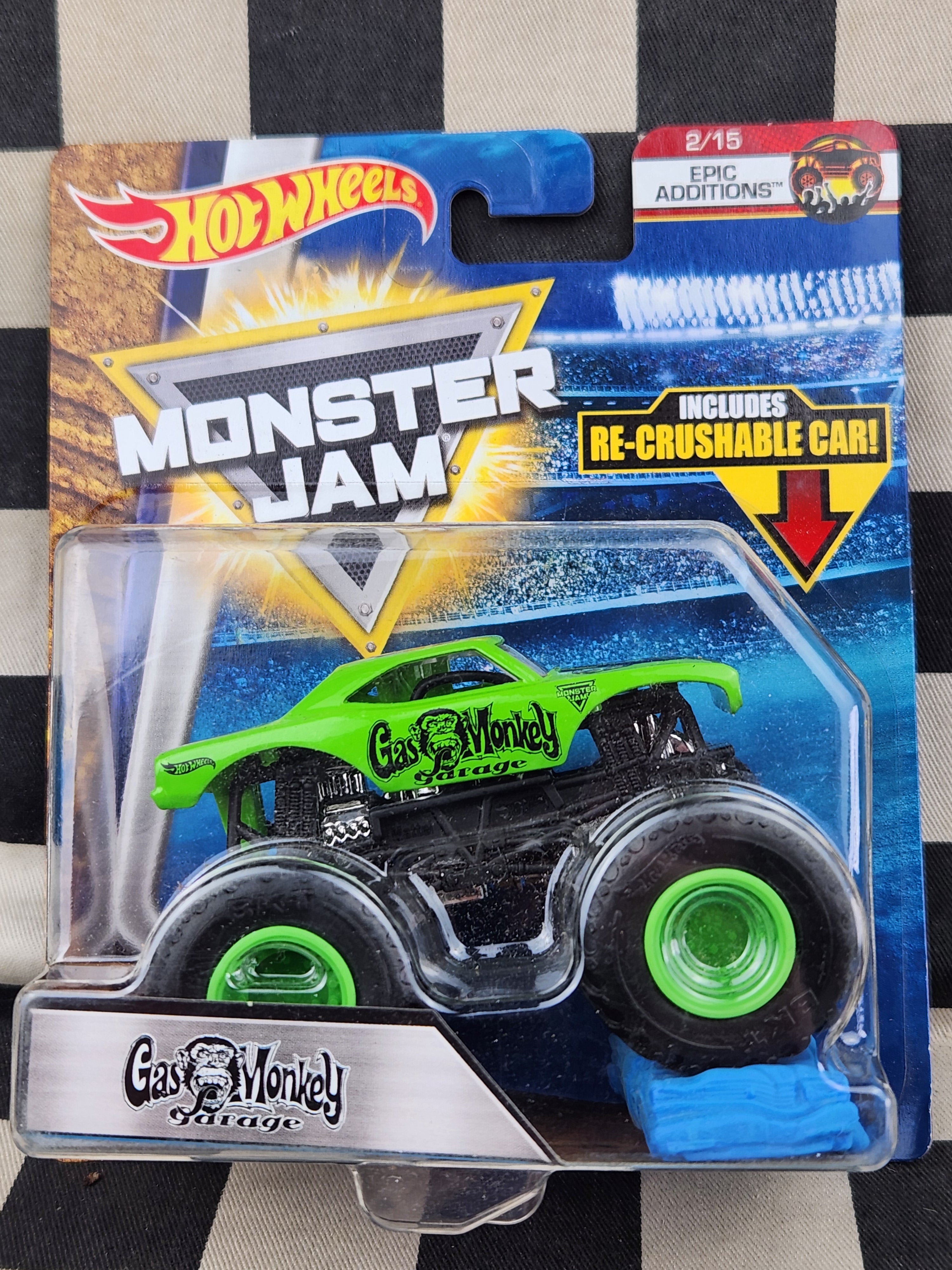 Hot Wheels 2018 Monster Jam Trucks Gas Monkey Garage Dodge Charger