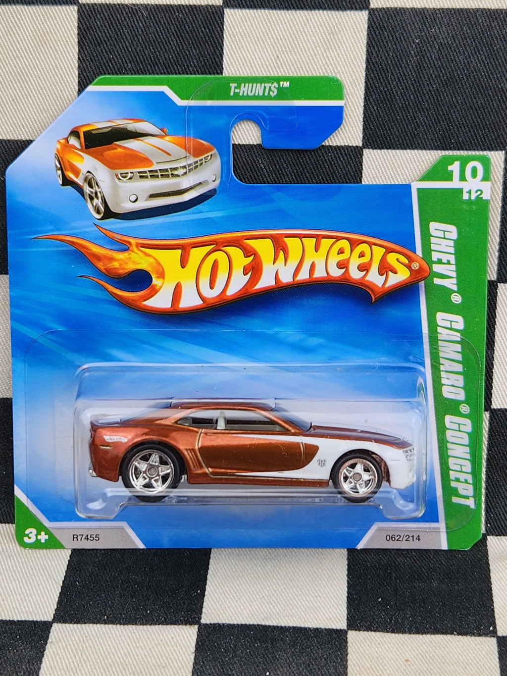 Hot Wheels 2010 SUPER TREASURE HUNT Chevy Camaro Concept Short Card