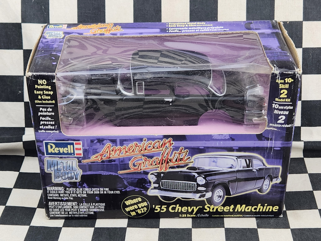 Revell 1/25 American Graffiti 55 Chevy Black METAL BODY Kit