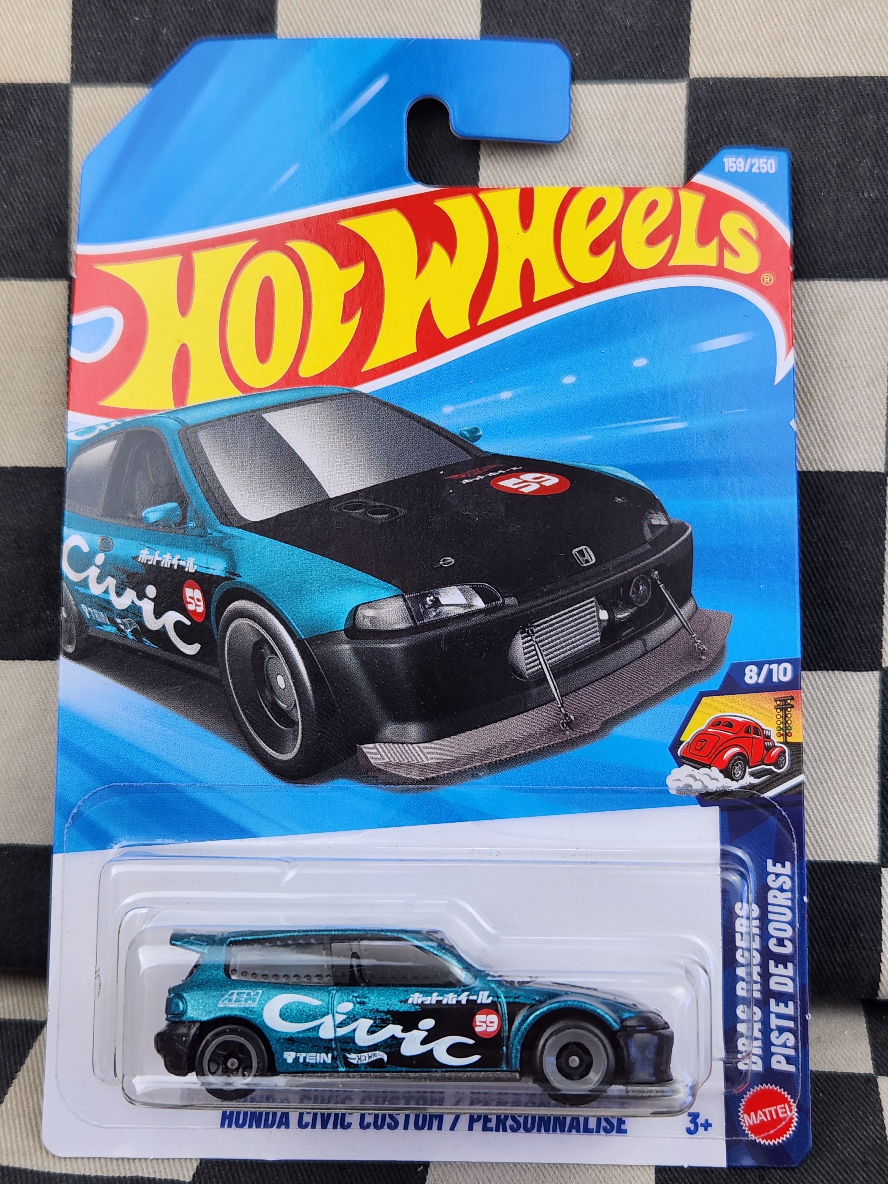 Hot Wheels 2026 Drag Racers Honda Civic Custom
