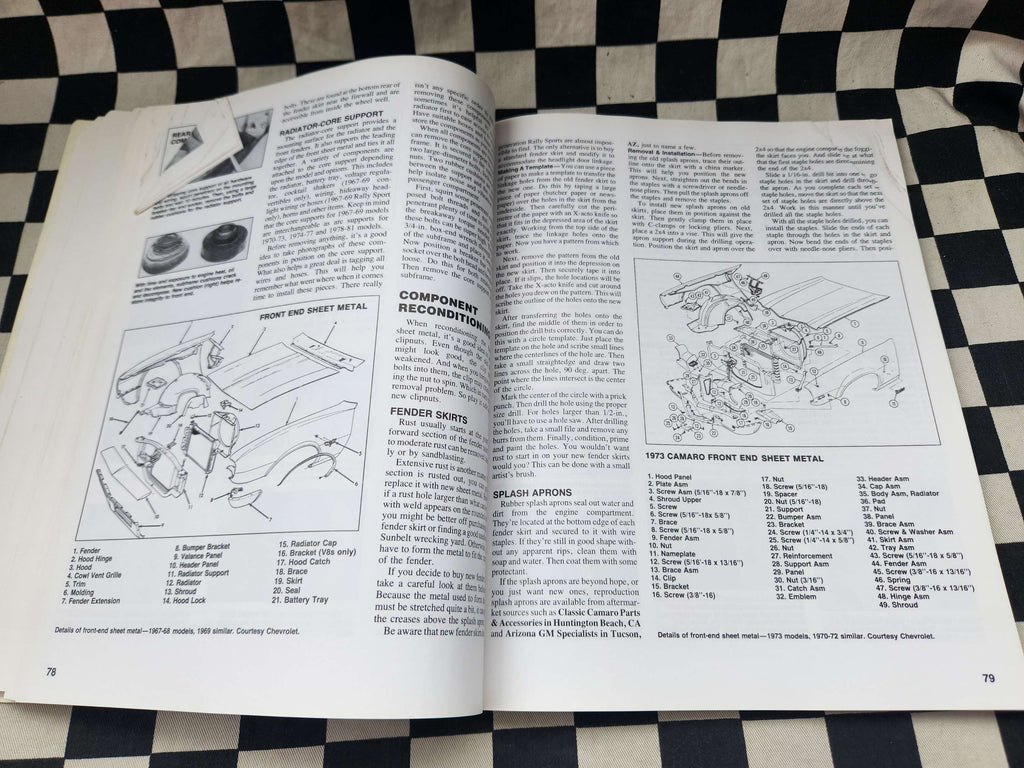 Camaro Restoration Handbook 1967-81 Camaro Hp Books