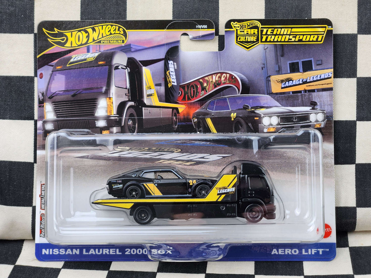 Hot Wheels Legends Tour Team transport Nissan laurel 2000 SGX / Aero Lift